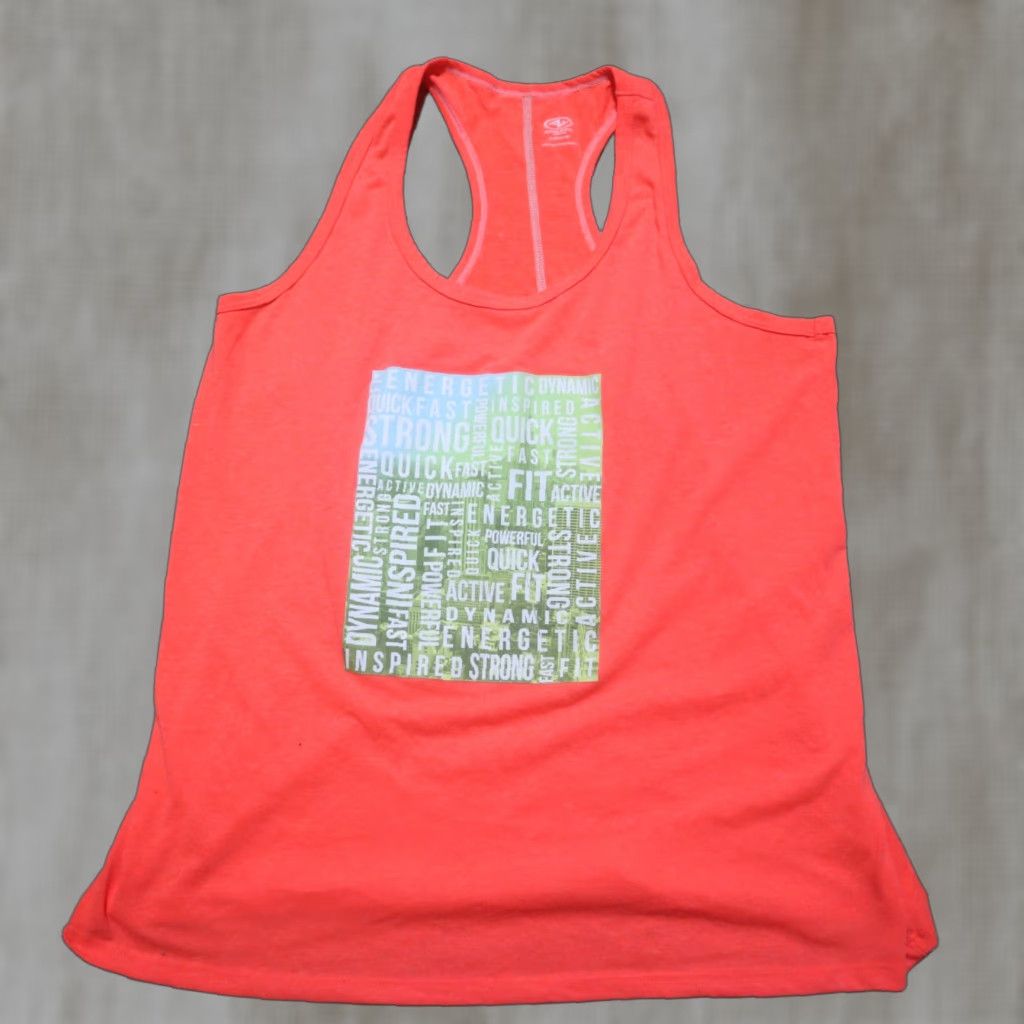 Vintage Athletic Tank Top Racer Back Sleeveless XL Pink Women Shirt Size XL / US 12-14 / IT 48-50 - 1 Thumbnail
