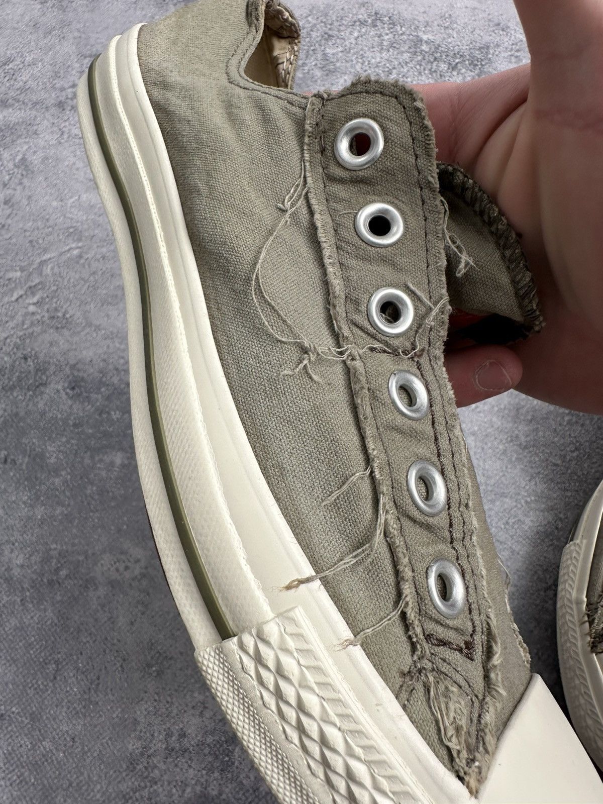 Converse × John Varvatos 🚨Rare Converse John Varvatos Low Top Sneakers Green Shoes Size US 7 / EU 40 - 18 Thumbnail