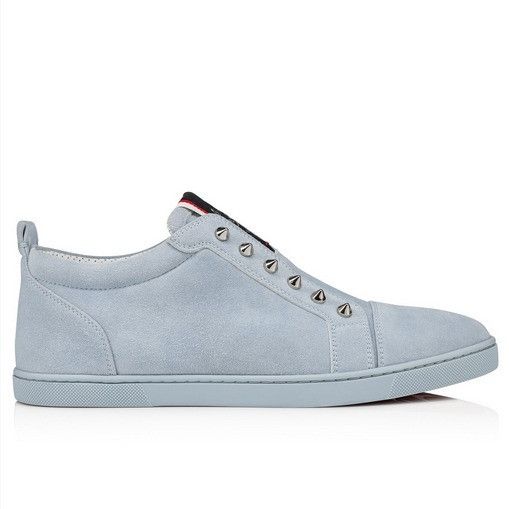 Christian Louboutin o1s1wg110924 F.a.v Fique A Vontade Snekers in Grey Size US 9 / EU 42 - 2 Thumbnail