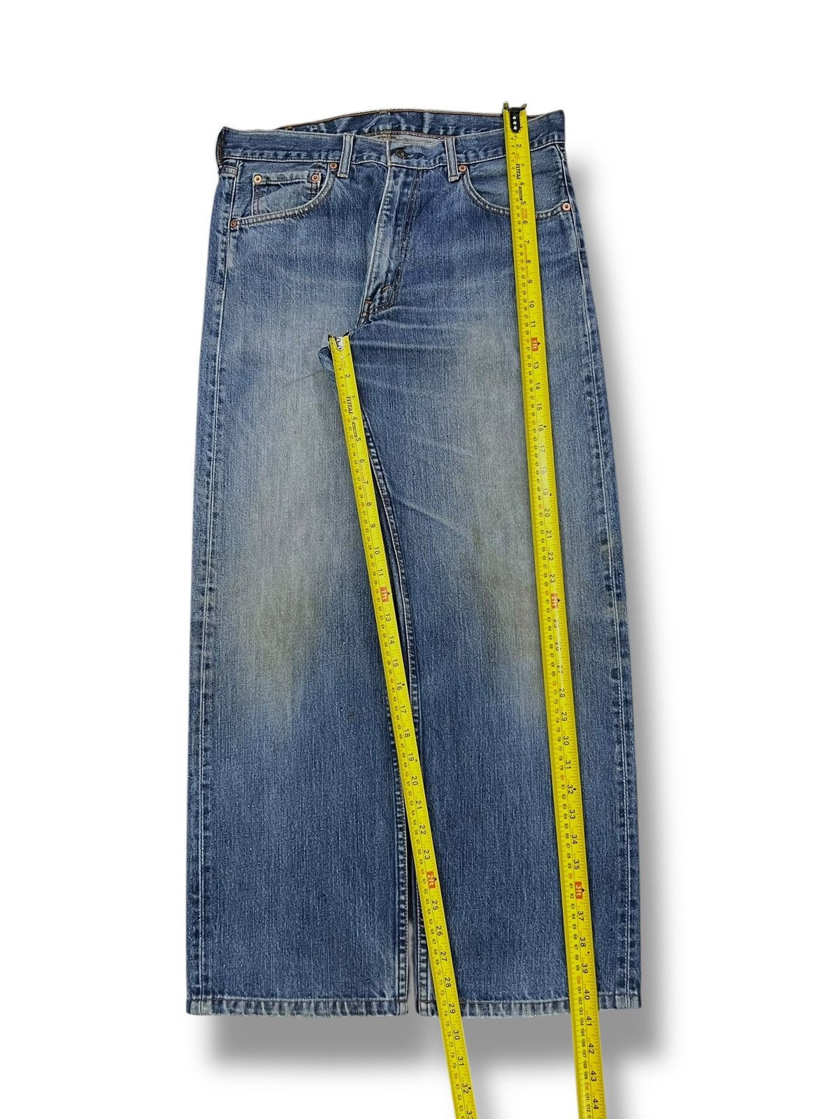 Levi's Baggy Vintage 90s Levi’s 503 Japan - Faded Wash, Distressed Size US 33 - 16 Thumbnail