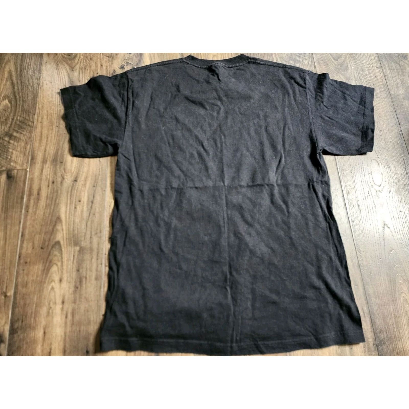 Vintage VINTAGE Unbranded T-Shirt Men L Black American Eagle Flag God Bless America USA Patriotic Shirt Graphic Print Crew Neck Short Sleeve 100% Cotton Size US L / EU 52-54 / 3 - 4 Thumbnail