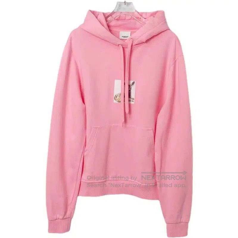 Burberry Burberry Pink Cotton Women's Hoodie. Size S / US 4 / IT 40 - 1 Thumbnail