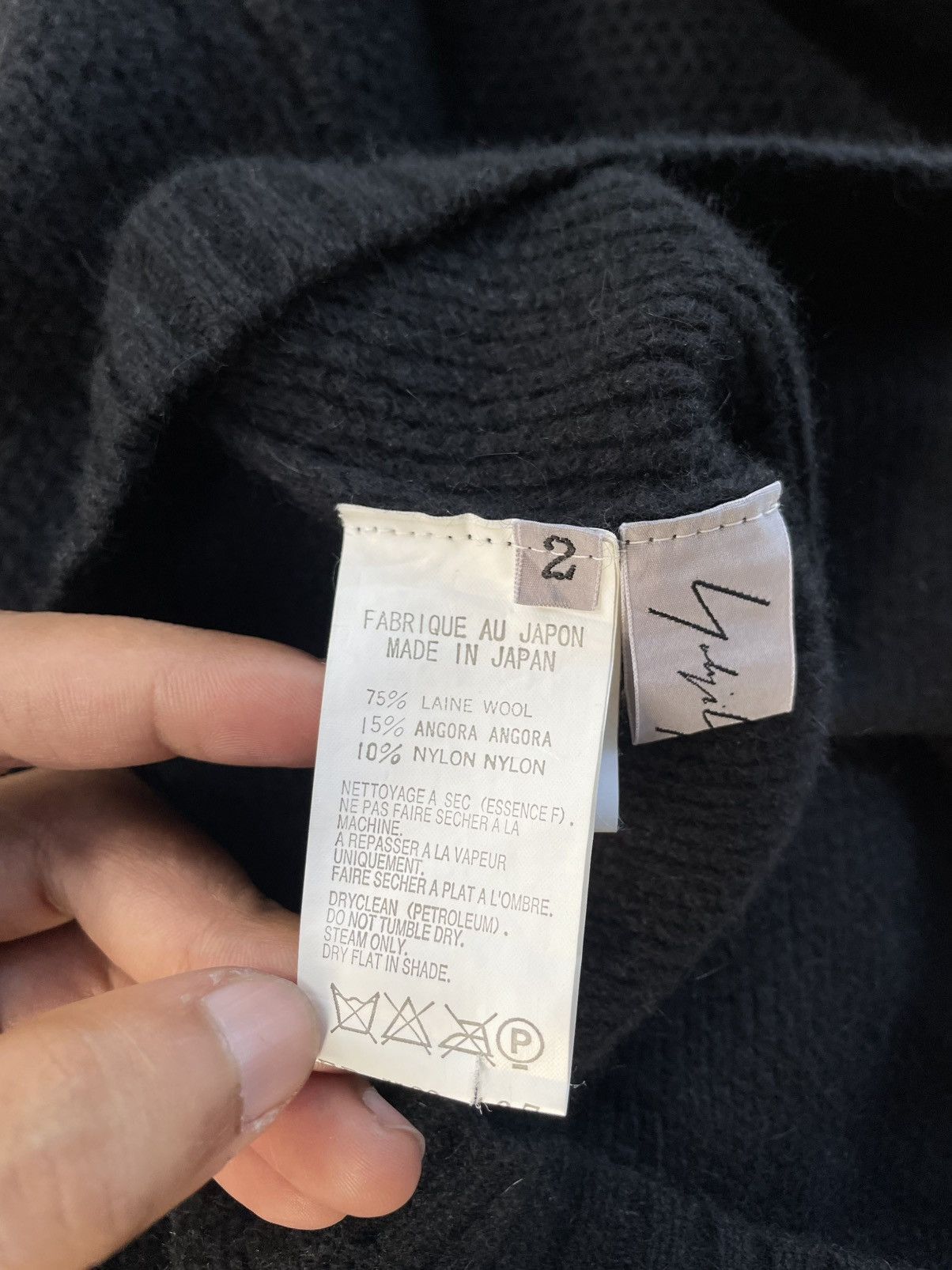 Y's for Men 90s Yohji Yamamoto Pour Homme Ys Signature Knit Crop Size US M / EU 48-50 / 2 - 11 Thumbnail
