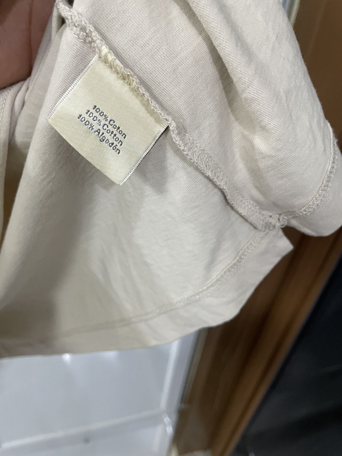 Hermes beige Hermès Horsebit embroidered T-shirt. Size US L / EU 52-54 / 3 - 3 Thumbnail