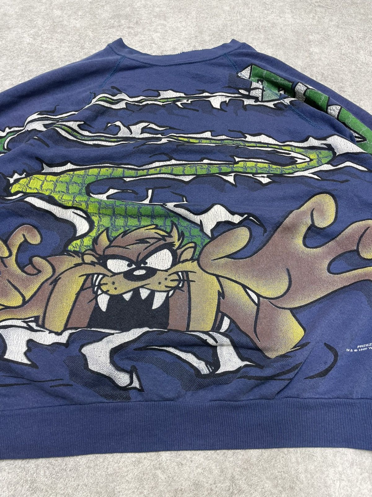 Disney Vintage 1996 Looney Tunes x Disney Sweatshirt – Taz Graphic Size US M / EU 48-50 / 2 - 2 Thumbnail