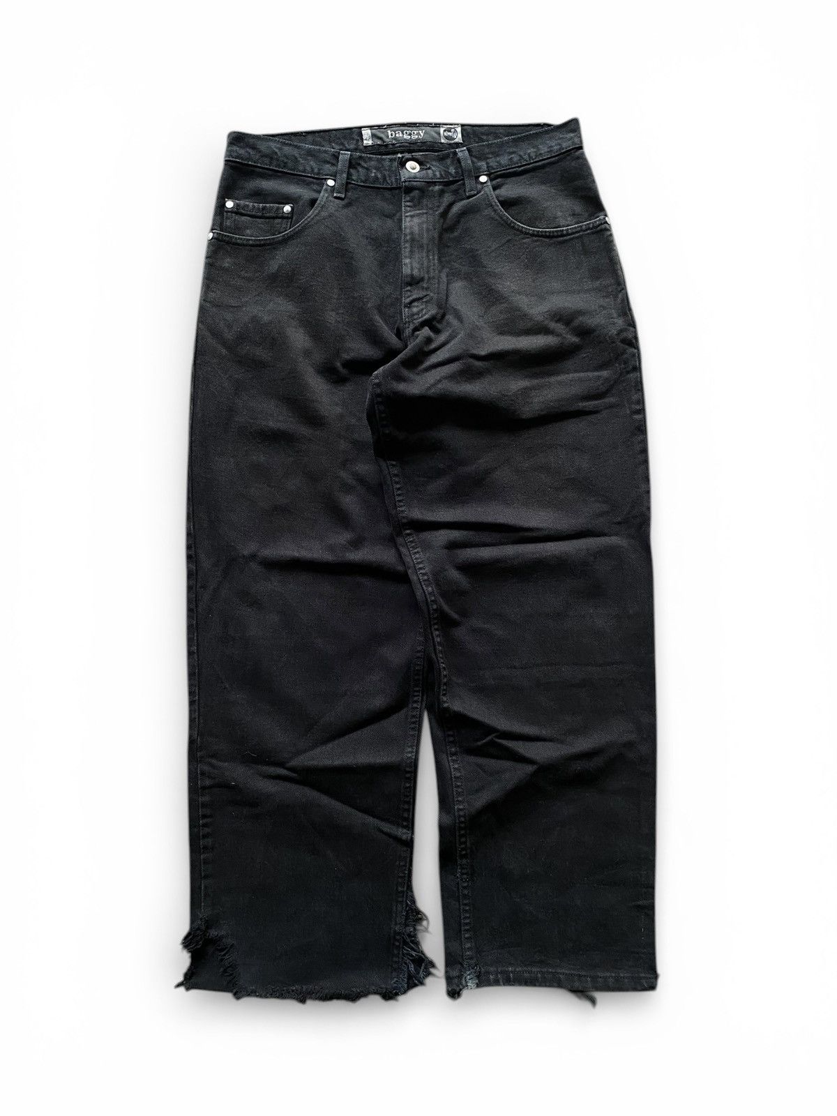 Levi's Vintage 90’s Distressed Baggy Levis Silvertab Black Jeans Size US 34 / EU 50 - 1 Thumbnail