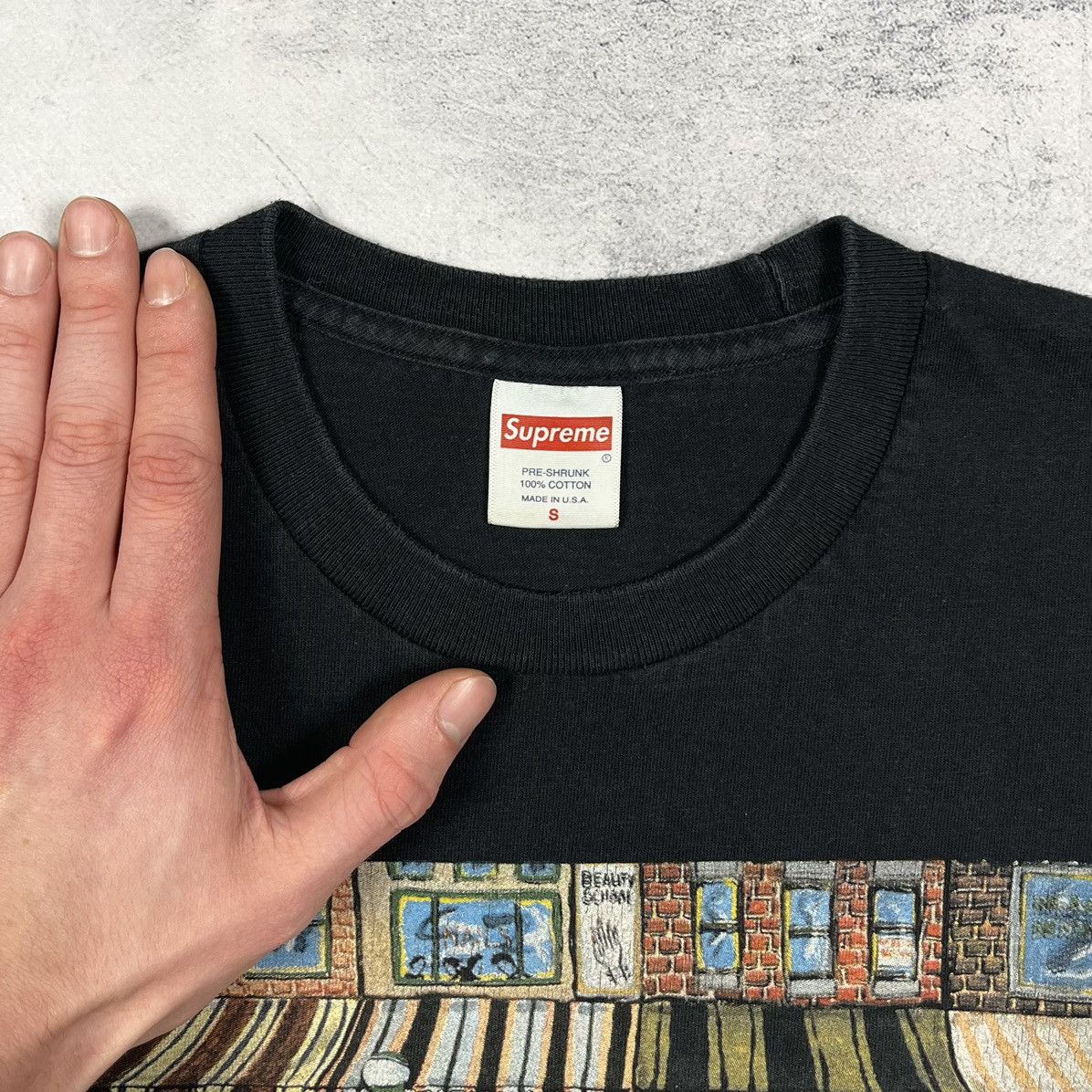 Supreme Supreme Red Grooms Manhattan Big Logo T Shirt SS22 Size US S / EU 44-46 / 1 - 8 Thumbnail