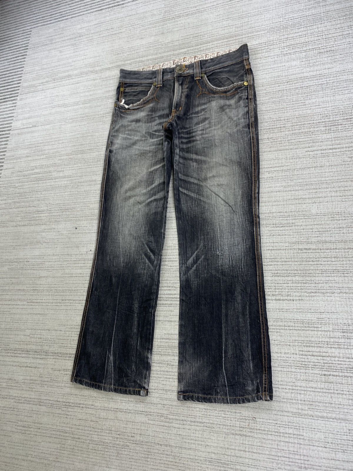 Edwin Vintage Edwin Flared Ash Grey Denim Jeans Size US 34 / EU 50 - 3 Thumbnail