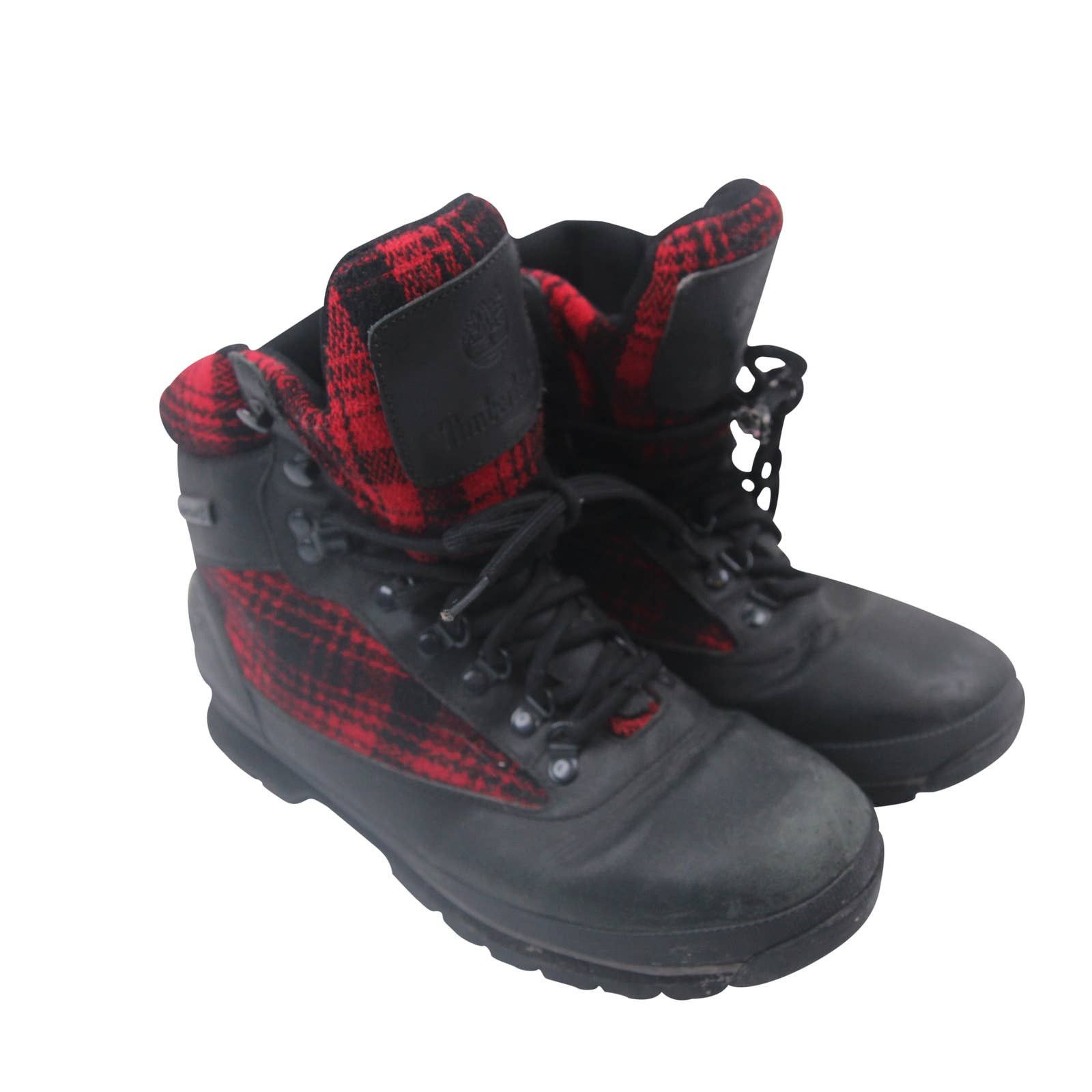 Timberland x Woolrich Buffalo Plaid Wool Boots