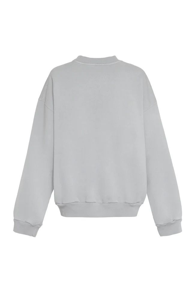 Balenciaga o1mle0824 Logo Sweatshirt in Grey Size S / US 4 / IT 40 - 1 Thumbnail