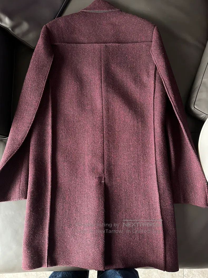Valentino Valentino Herringbone woolen coat Size S / US 4 / IT 40 - 3 Thumbnail