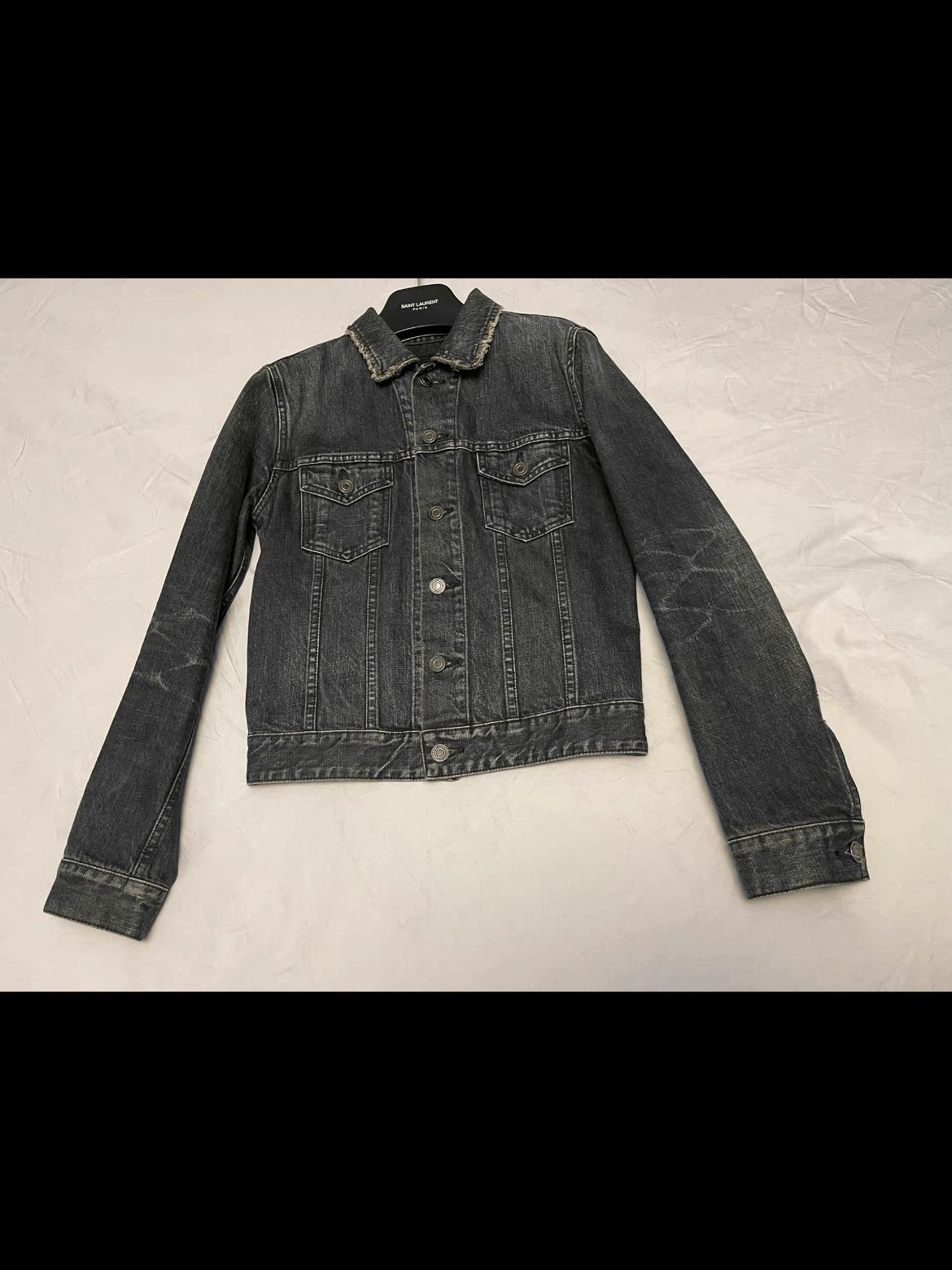 Saint Laurent Paris Saint Laurent Paris 13SS Vintage Wash Distressed Denim Size US S / EU 44-46 / 1 - 3 Thumbnail