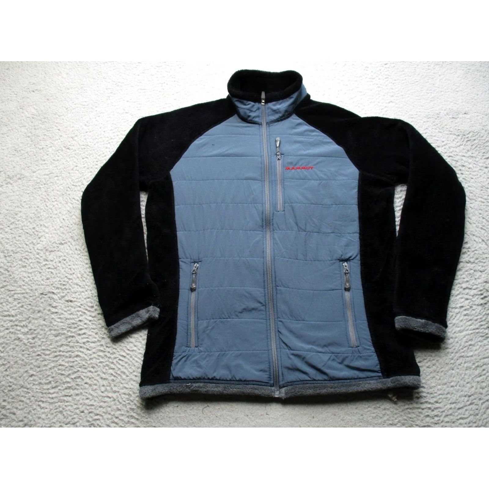 Mammut Mammut Womens M Blue Black Fleece Lined Insulated Hiking Jacket Full Zip Size M / US 6-8 / IT 42-44 - 2 Thumbnail