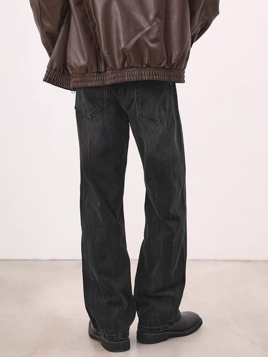 Japanese Brand × Vintage Vintage Street Washed and Aged Loose Black Jeans Y2K Size US 36 / EU 52 - 5 Thumbnail
