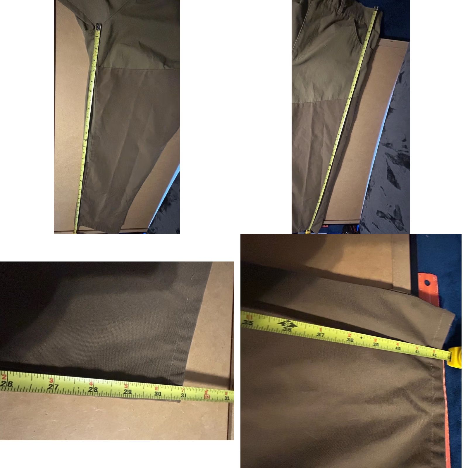 Vintage Gander Mountain Brush Briar Duck Hunting Pants 40x31 Brown Canvas 5-Pocket Zip Button Workwear Mens Hunting Pants Size US 40 / EU 56 - 10 Thumbnail