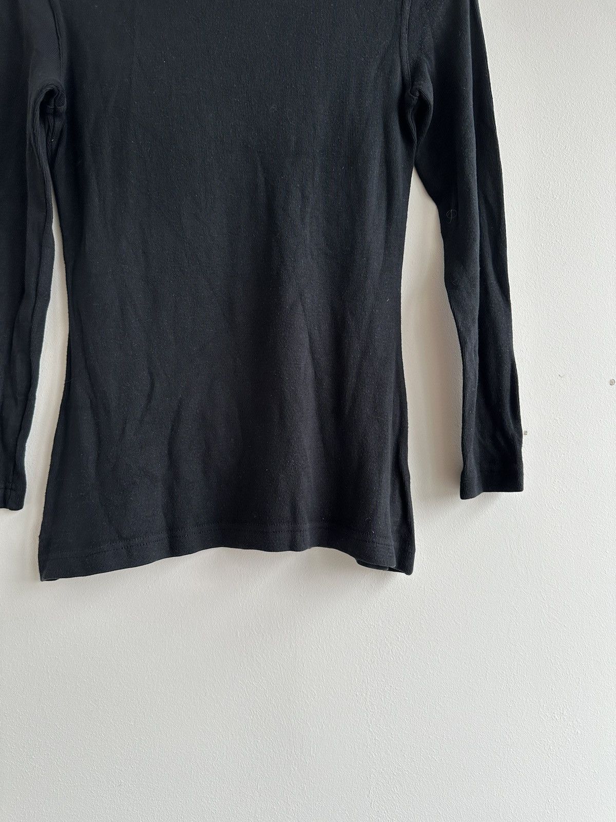 Dolce & Gabbana Jeans Dolce & Gabbana Black Longsleeve T-Shirt Top Size M Size M / US 6-8 / IT 42-44 - 4 Thumbnail