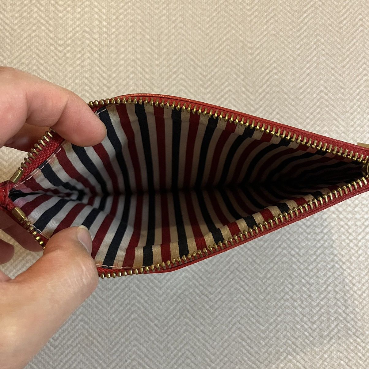 Thom Browne Thom Browne Large Leather Pouch Size ONE SIZE - 7 Thumbnail