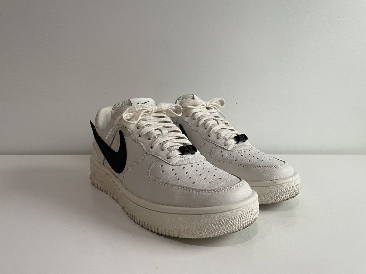 image of Ambush Design x Nike Air Force 1 Shoes in White, Men's (Size 8)