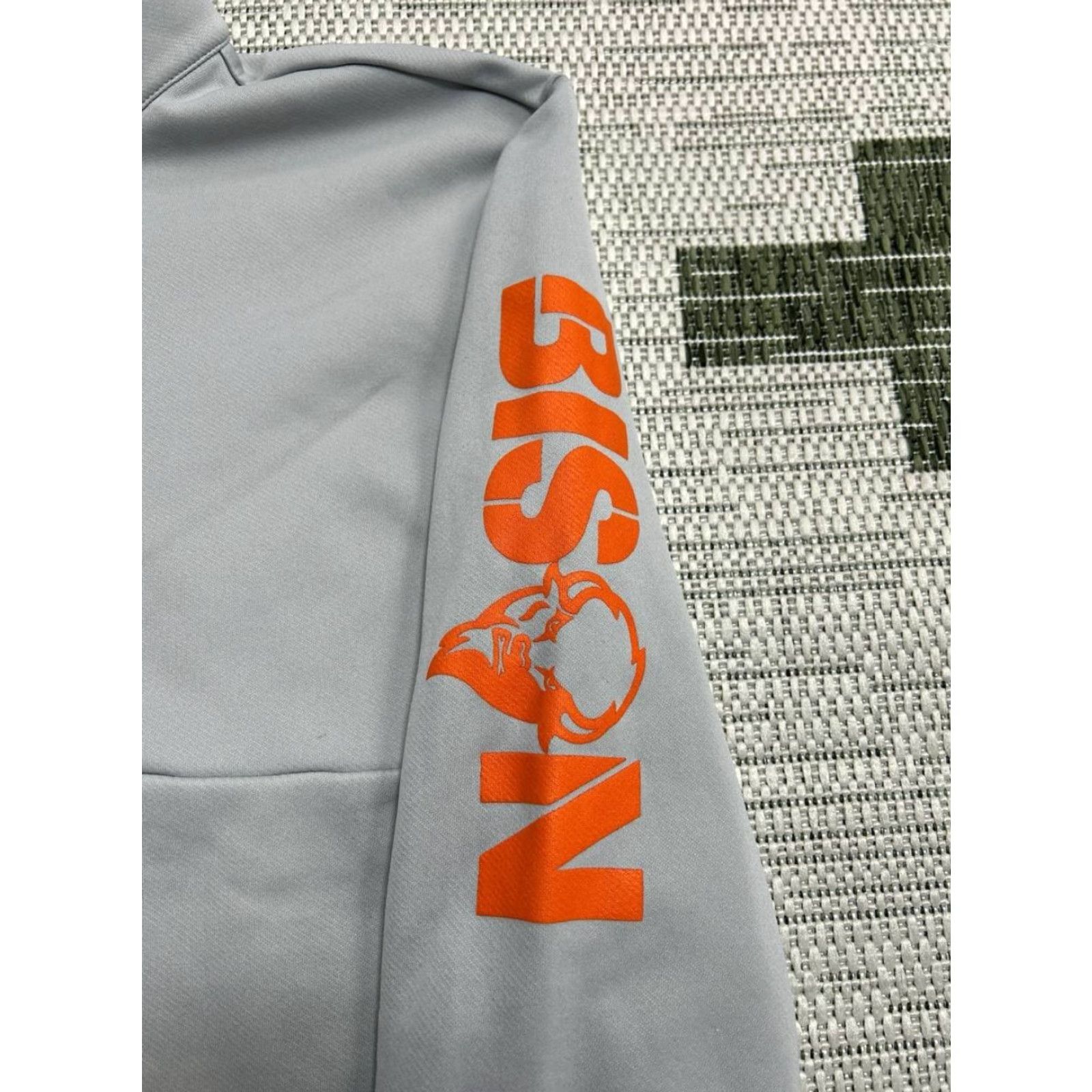 Adidas Adidas Sweatshirt Mens Small Gray Aeroready Bison Logo Fleece Lined Half Zip Size US S / EU 44-46 / 1 - 4 Thumbnail