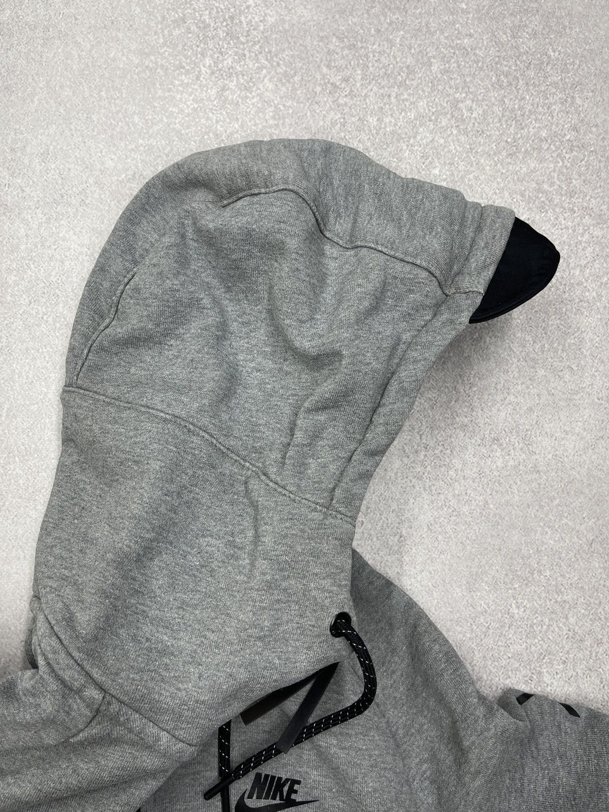 Nike Mens Nike Air Max Ninja Hoodie Grey Big Logo Drill ACG TECH Size US S / EU 44-46 / 1 - 8 Thumbnail
