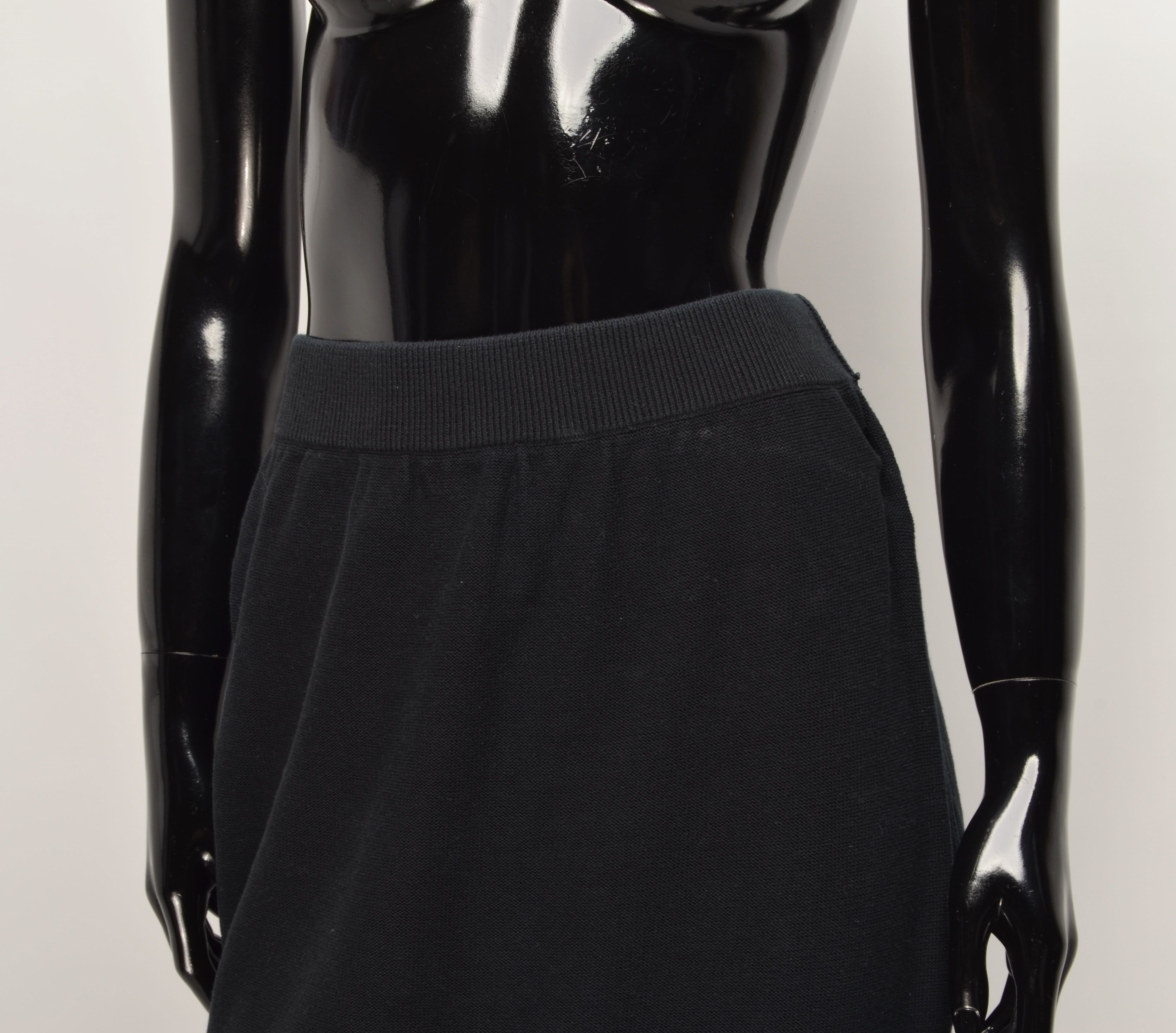 Sonia Rykiel Sonia Rykiel Black Midi Pencil Skirt Size 24" / US 00 / IT 34 - 2 Thumbnail