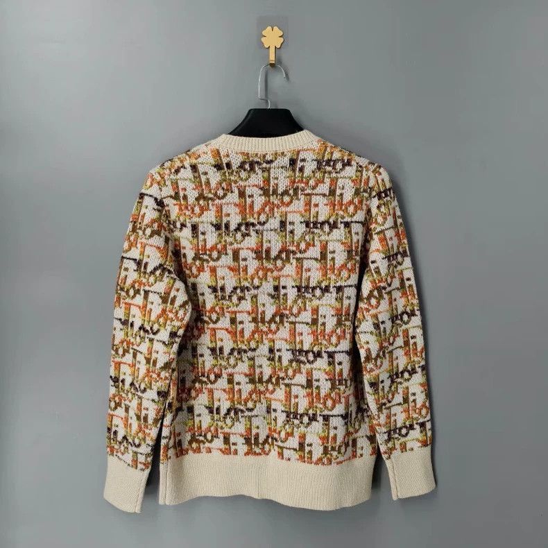 Dior Dior Men's Logo Pattern Pullover Sweater-2505 Size US L / EU 52-54 / 3 - 2 Thumbnail