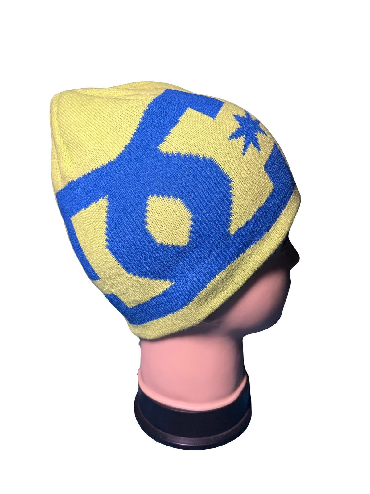 DC Y2k DC Shoes Big Logo Beanie Hat Size ONE SIZE - 5 Thumbnail