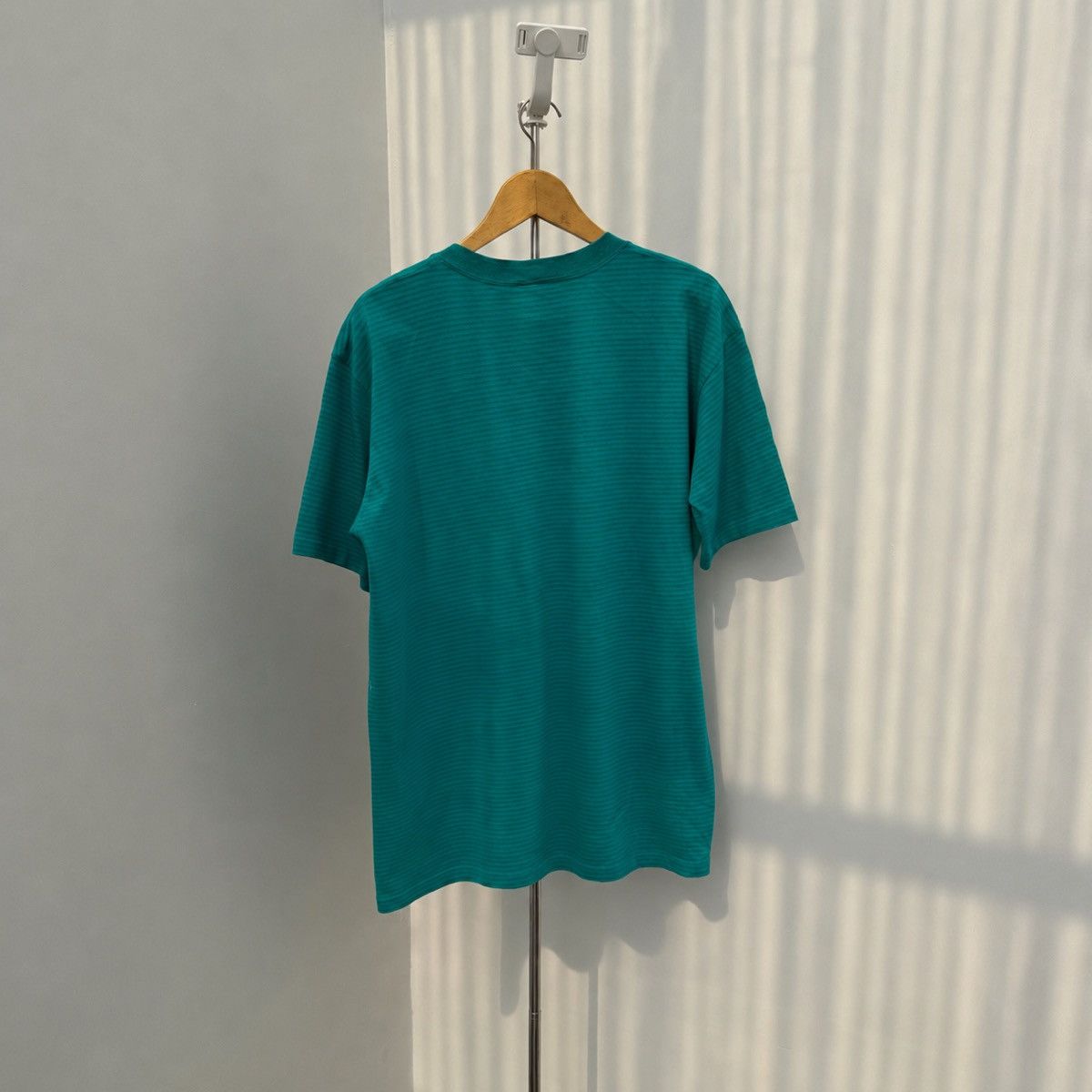 Vintage Vintage Towncraft Green Striped Pocket Tee Size US L / EU 52-54 / 3 - 2 Thumbnail