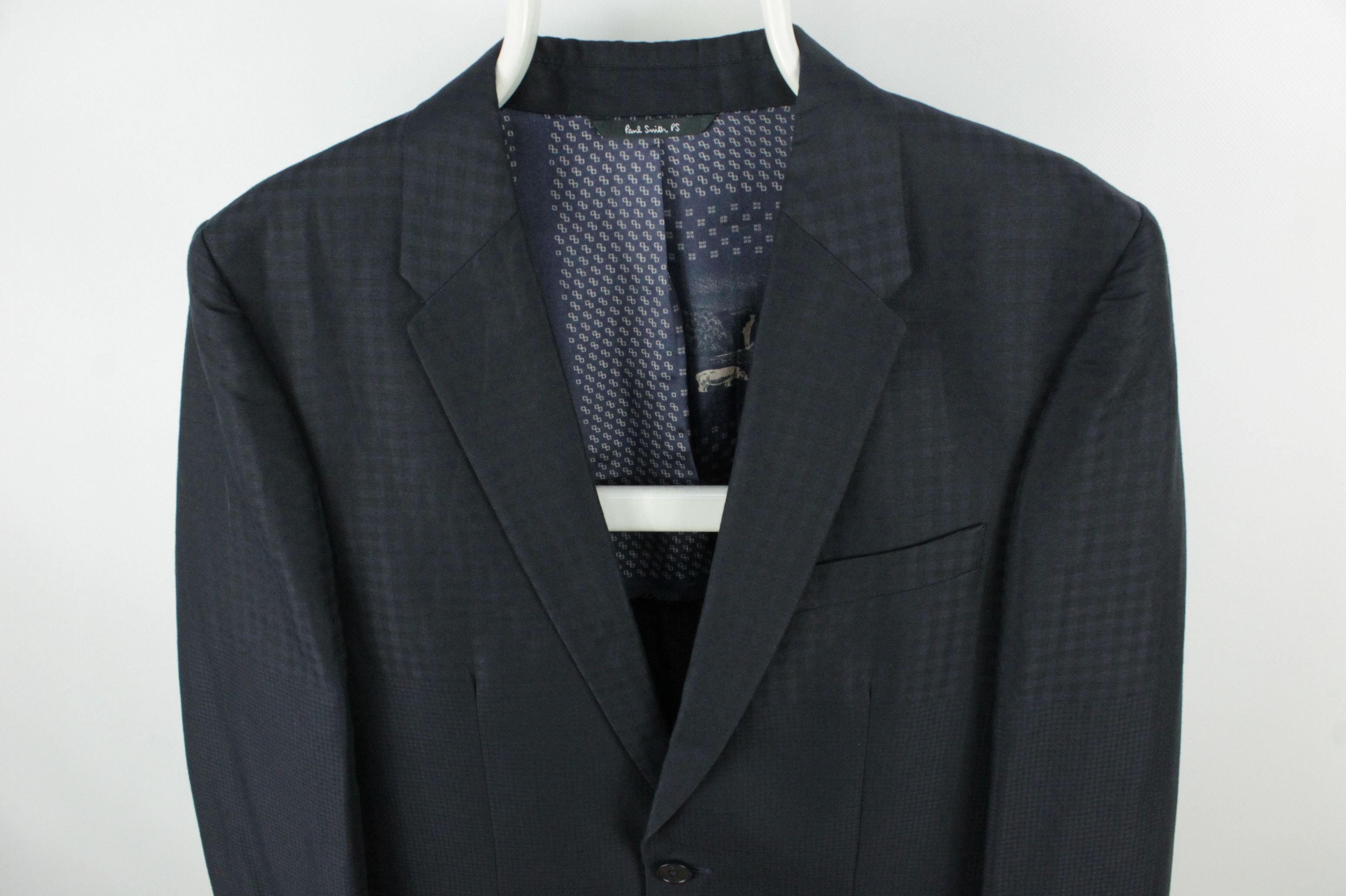 Paul Smith Paul Smith Slim-Fit Cotton-Linen Buggy Lined Blazer Jacket Size US M / EU 48-50 / 2 - 2 Thumbnail