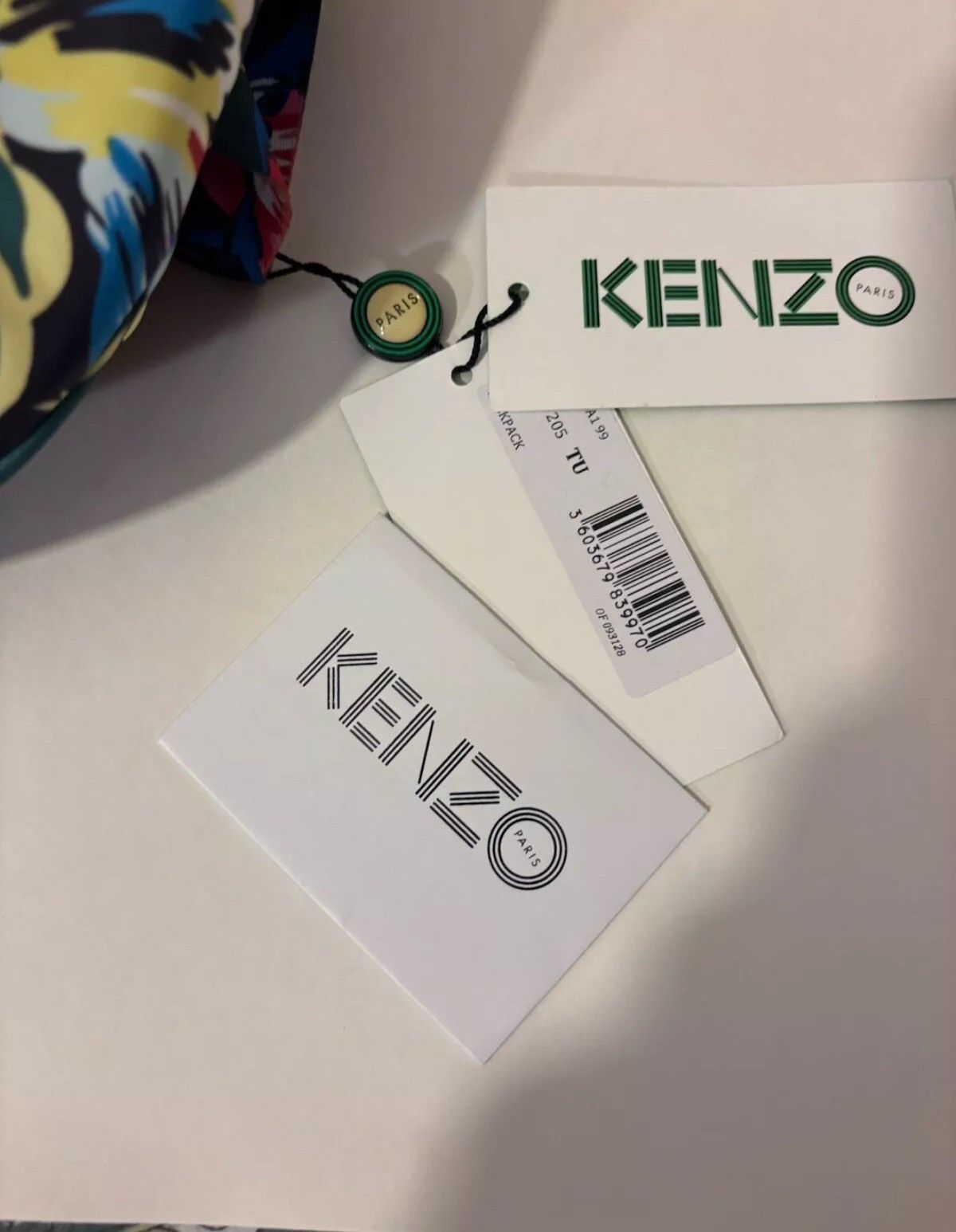 Kenzo RARE Limited Edition Kenzo x Vans Men's Floral Backpack Size ONE SIZE - 10 Thumbnail