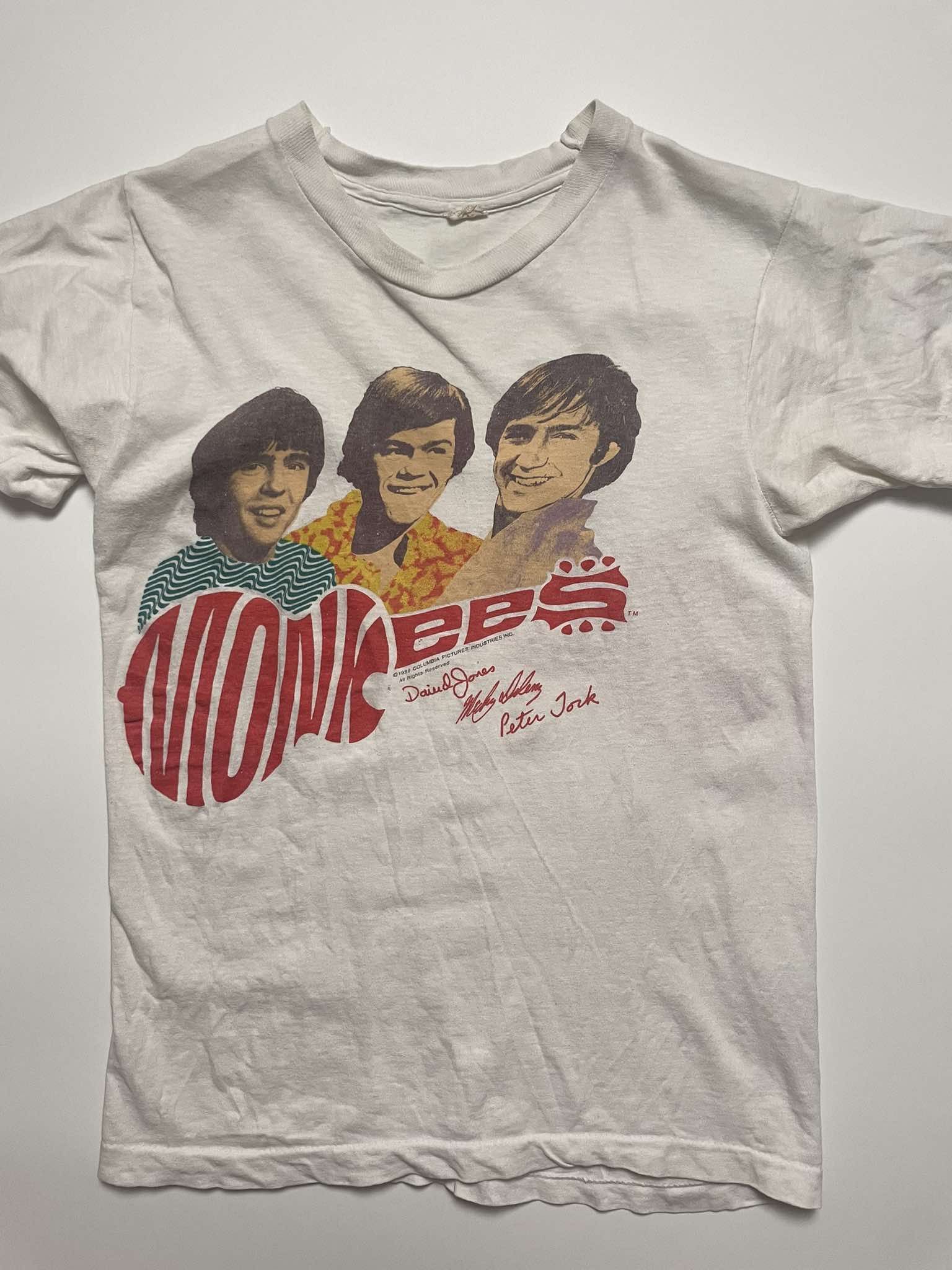 Band Tees × Vintage Vintage 1980s Monkees Band Shirt Size US XS / EU 42 / 0 - 3 Thumbnail