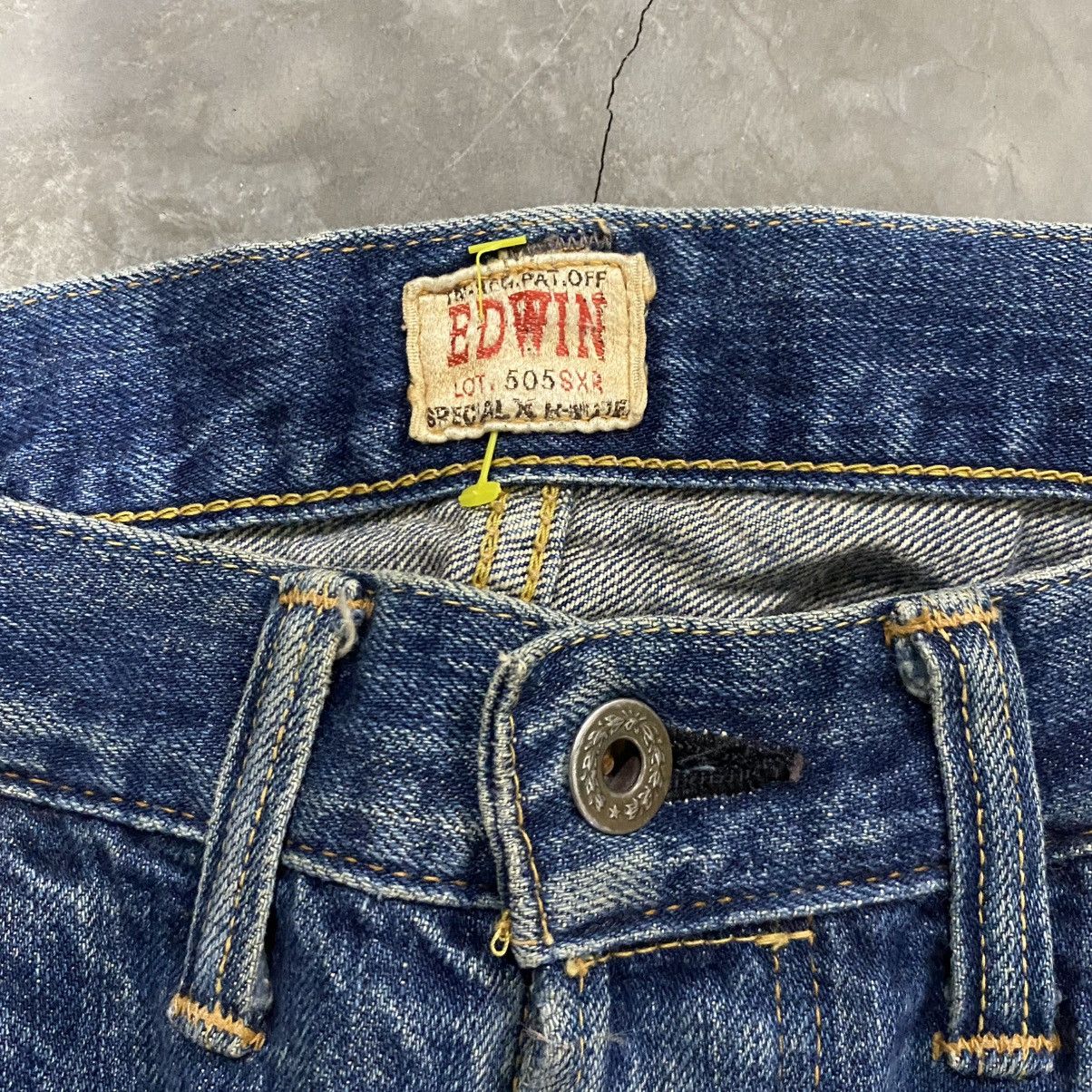 Kapital Vintage Edwin 505 SXR Distressed Special Made Selvedge Jeans Size US 31 - 5 Thumbnail