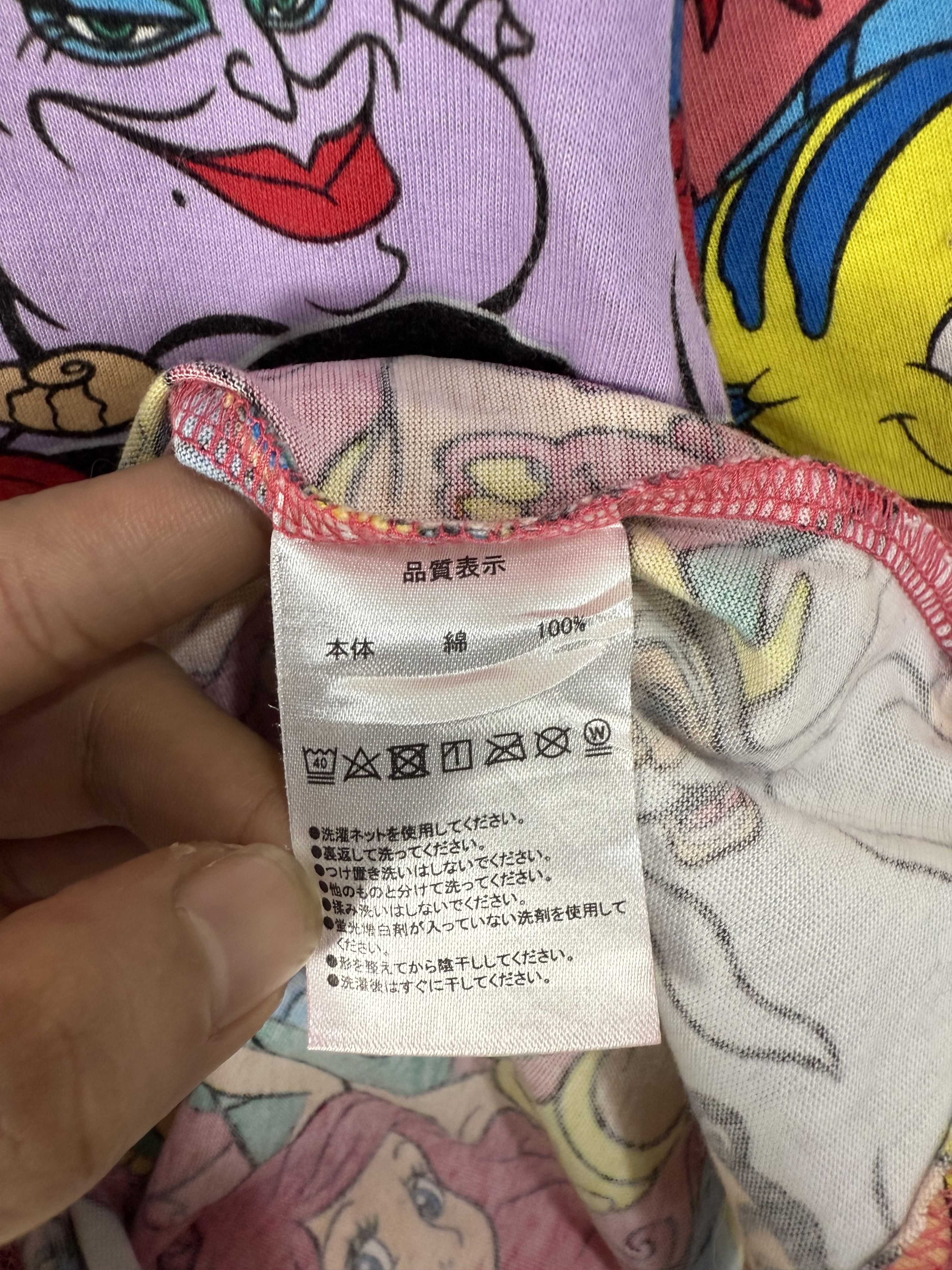 Disney Vintage Disney Over Print Shirt Mermaid Ariel Prince Eric Size M / US 6-8 / IT 42-44 - 5 Thumbnail