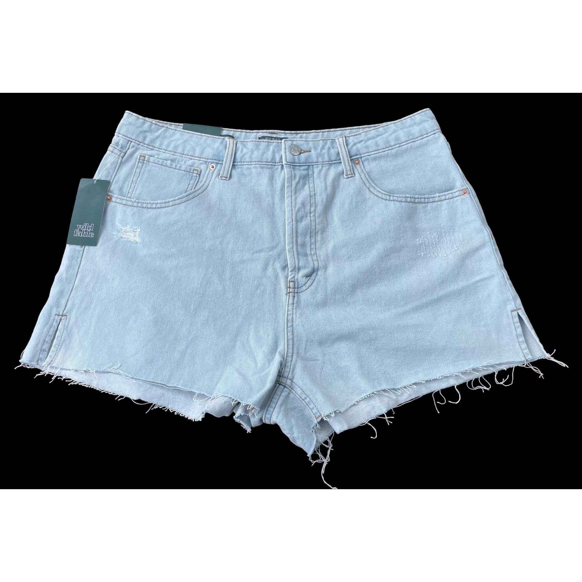 Other Wild Fable - Women's High-Rise Cutoff Short - Light Blue - 1 Size 36" / US 14 / IT 50 - 1 Thumbnail
