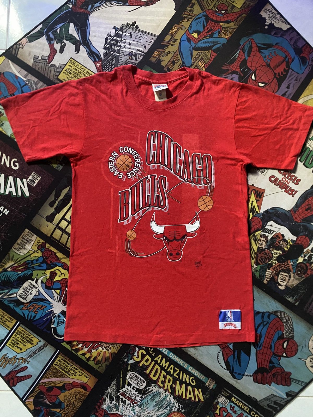 Nutmeg VTG 90s CHICAGO BULLS NBA MASCOT NUTMEG BASKETBALL Size US M / EU 48-50 / 2 - 1 Thumbnail