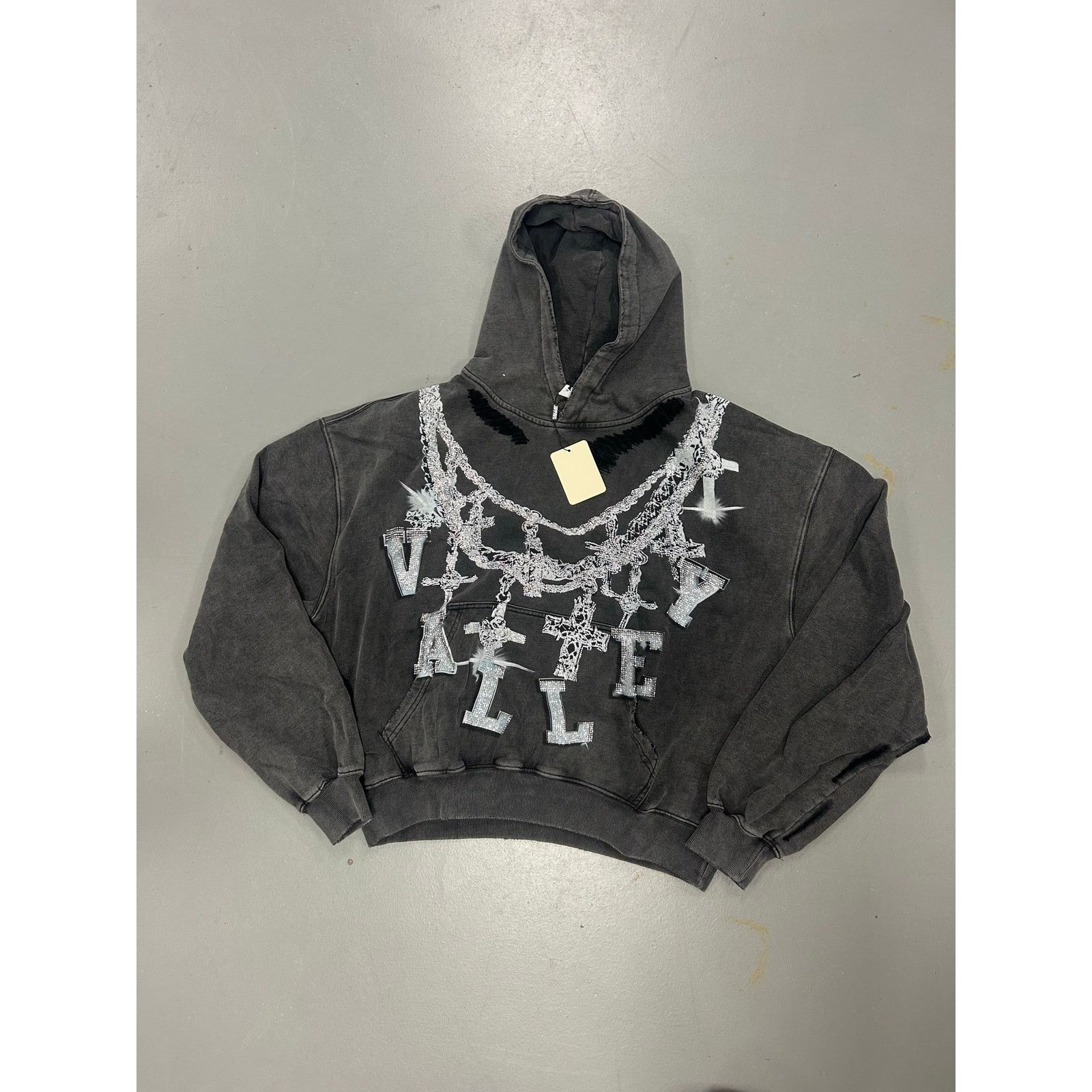 Vale Size - XL Vale Forever Big Chain Bling Hoodie | Grailed