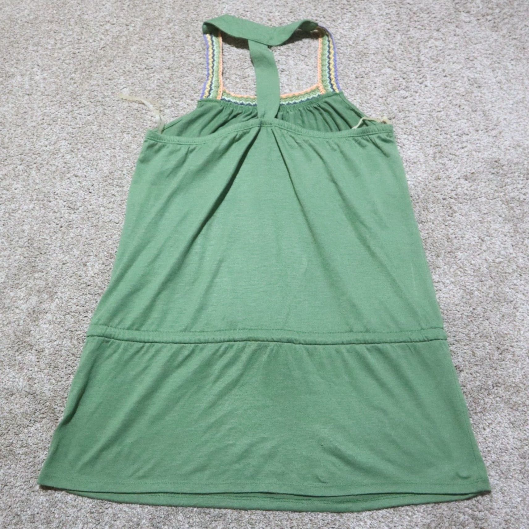 Vintage Speechless Shirt Blouse Adult Women's Large Green Lace Sleeveless Round Neck Pullover Classic Casual/Workwear Size L / US 10 / IT 46 - 6 Thumbnail
