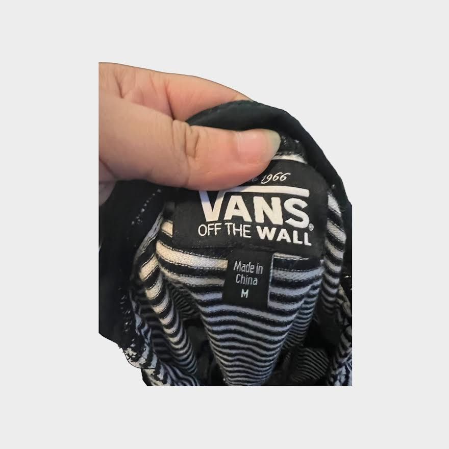 Vans Vans | Vintage Y2K Black & White Pocket Dress | Medium Size M / US 6-8 / IT 42-44 - 8 Thumbnail