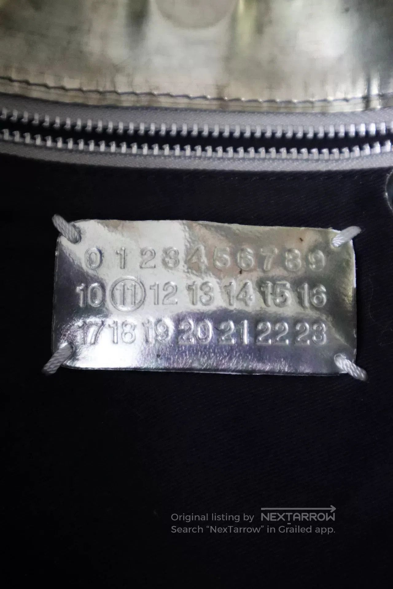 Maison Margiela Maison Margiela Metallic Leather Crossbody Bag. Size ONE SIZE - 8 Thumbnail