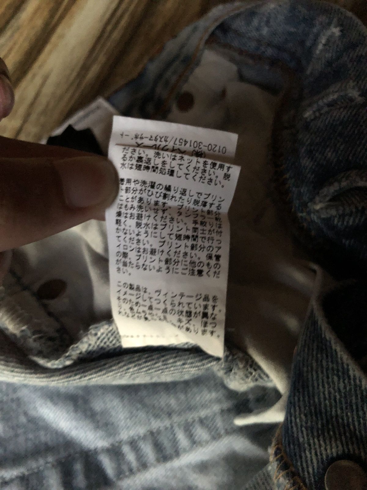 Levi's Vtg Reworked 501 USA Icons Distressed Cropped Blue Denim Size US 29 - 12 Thumbnail