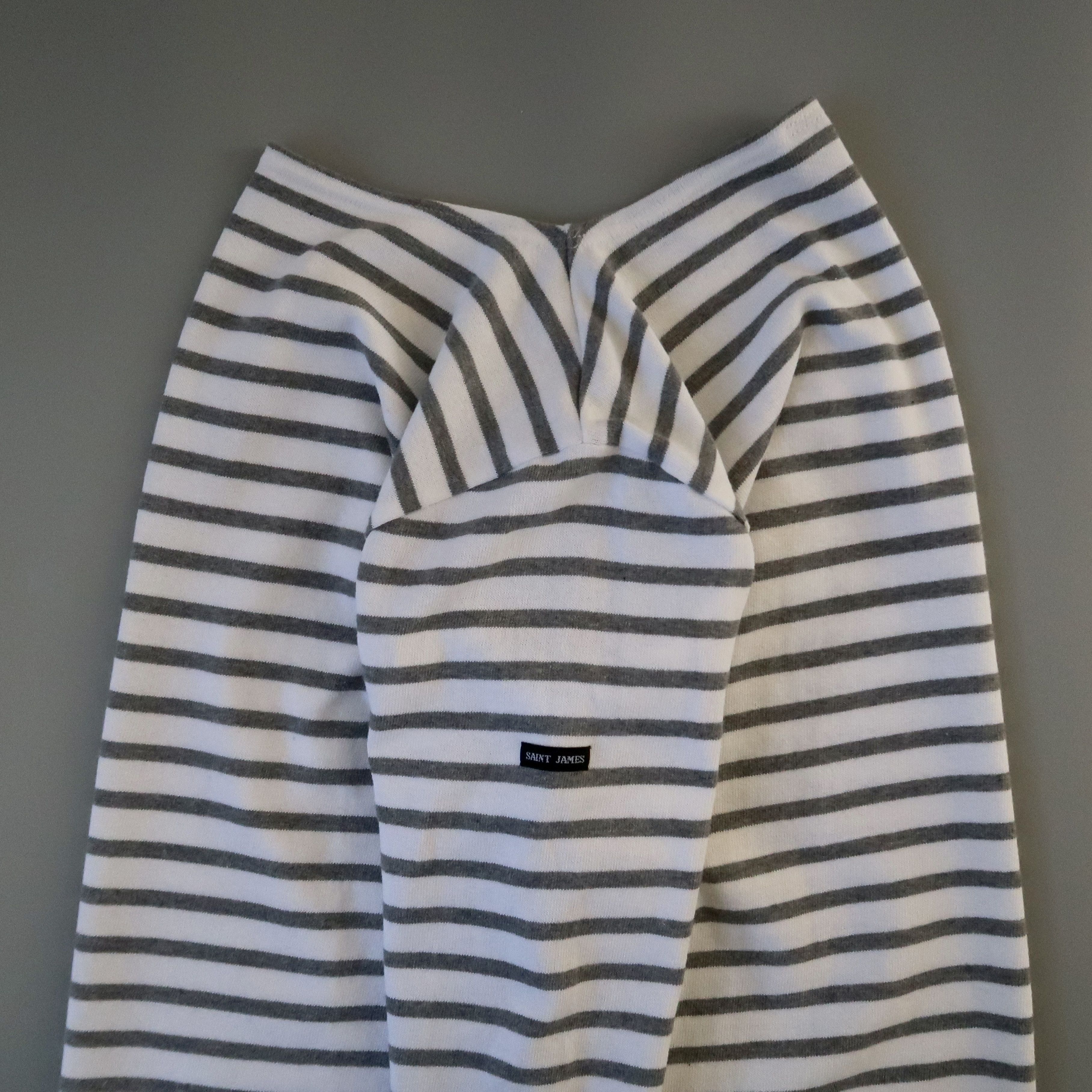 Saint James SAINT JAMES heavyweight cotton striped breton shirt, 3.5 Size US S / EU 44-46 / 1 - 2 Thumbnail