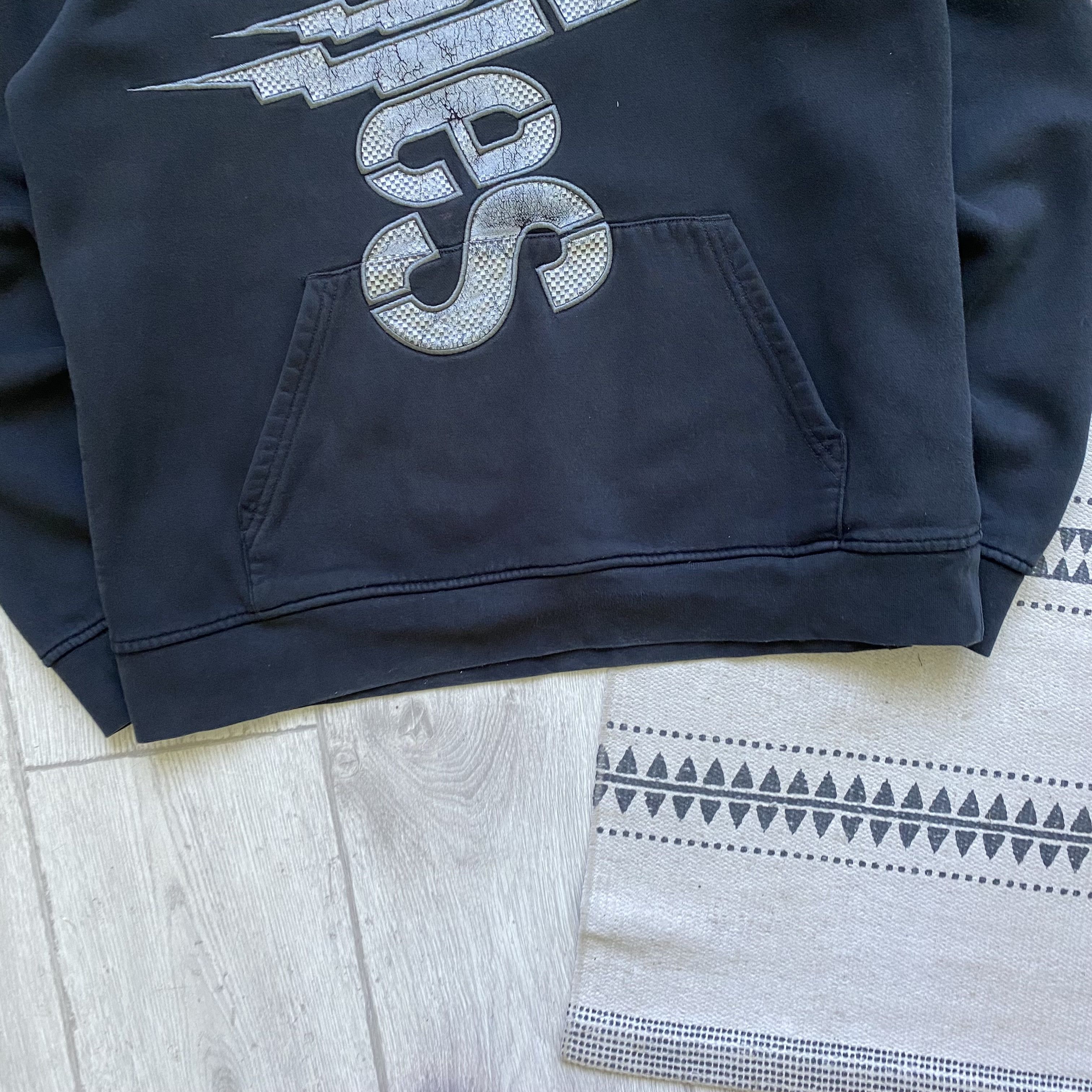 DC 🛹 Vintage 90s Etnies hoodie big logo Skater Surf style Y2K Size US M / EU 48-50 / 2 - 3 Thumbnail