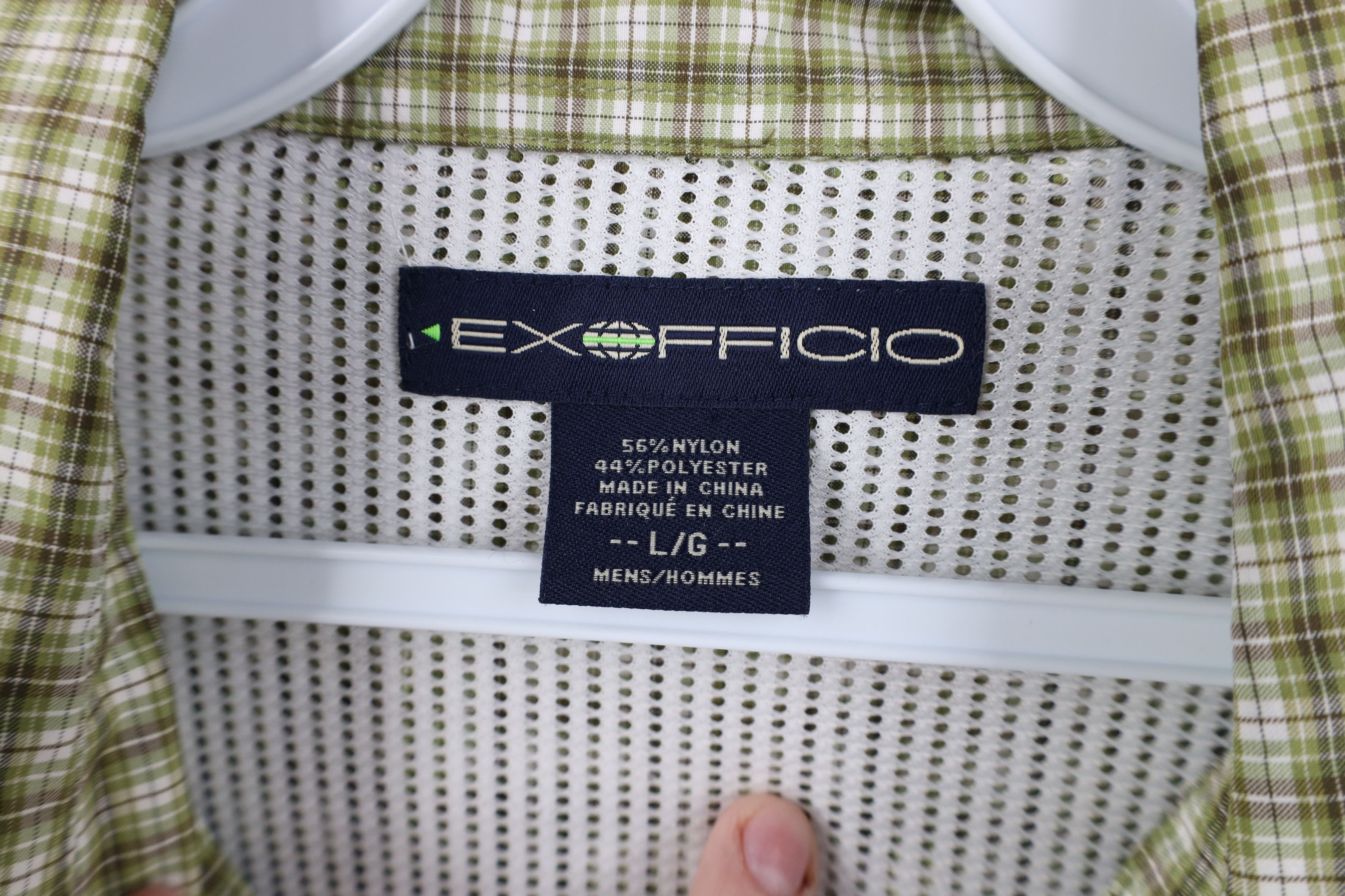 ExOfficio ExOfficio Double Pocket Hiking Trekking Button Shirt Plaid Size US L / EU 52-54 / 3 - 10 Thumbnail