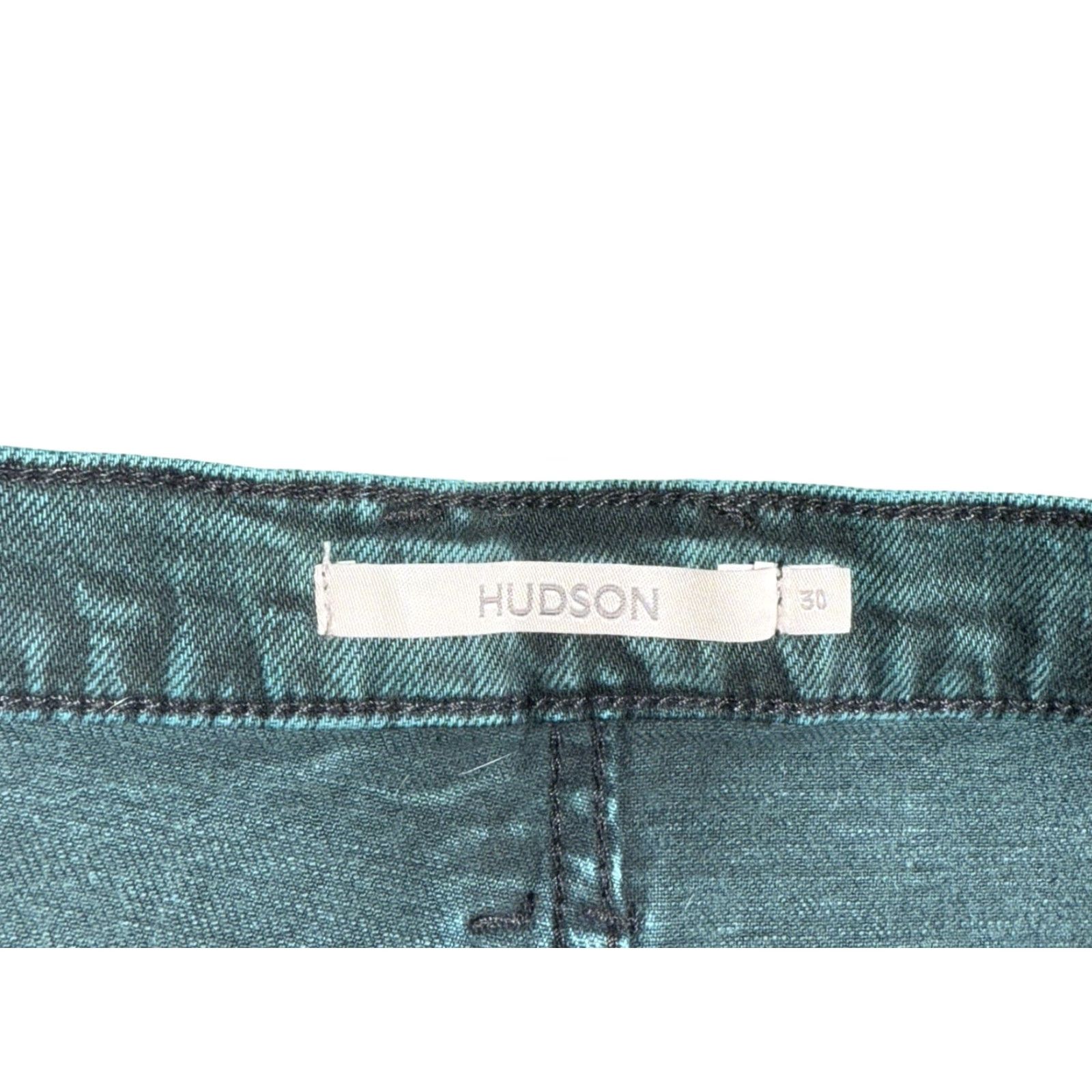 Hudson Hudson Faye High-Rise Emerald Green Bootcut Jeans Womens Size 30 MSRP 65 Size 30" / US 8 / IT 44 - 7 Thumbnail