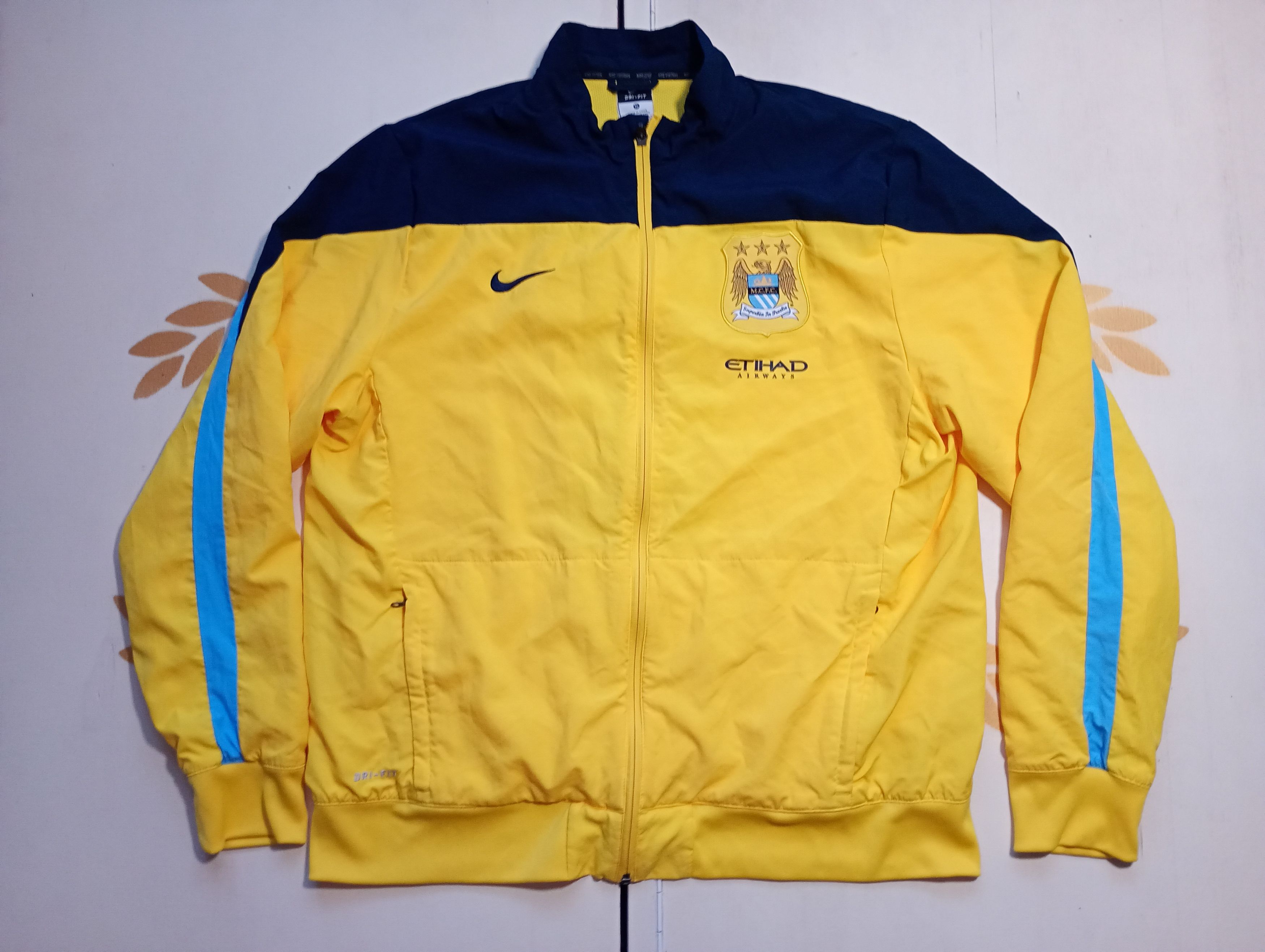 Nike Nike Manchester City Track Top Jacket 2014-2015 Size US XL / EU 56 / 4 - 3 Thumbnail