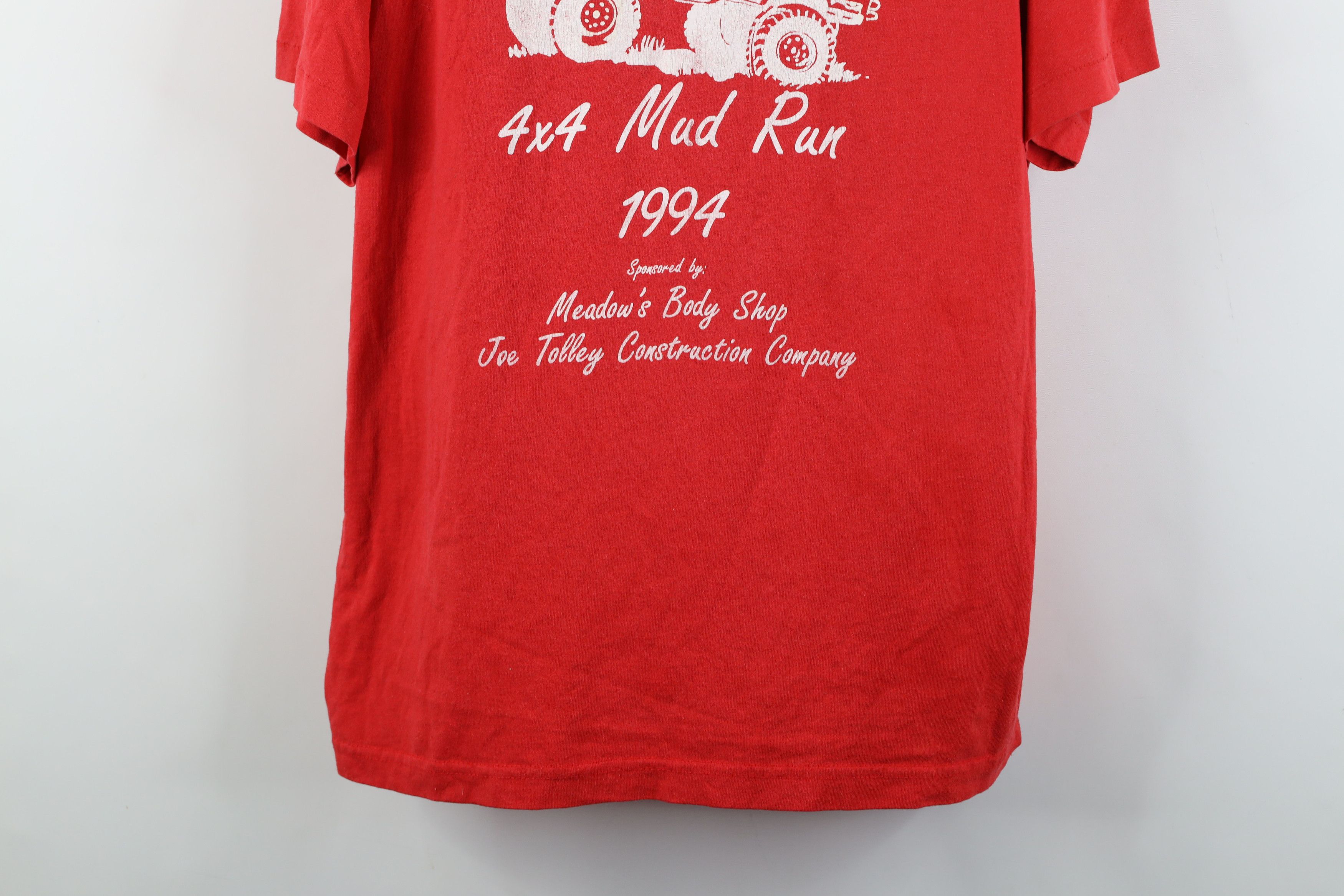 Vintage Vintage 90s County 4x4 Mud Run Monster Truck T-Shirt USA Size US XL / EU 56 / 4 - 3 Thumbnail