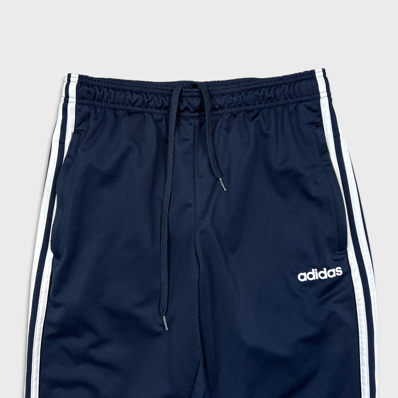 Adidas × Vintage Adidas Track Pants Medium 3 Stripe Spell Out Straight Jogger Size US 30 / EU 46 - 2 Thumbnail