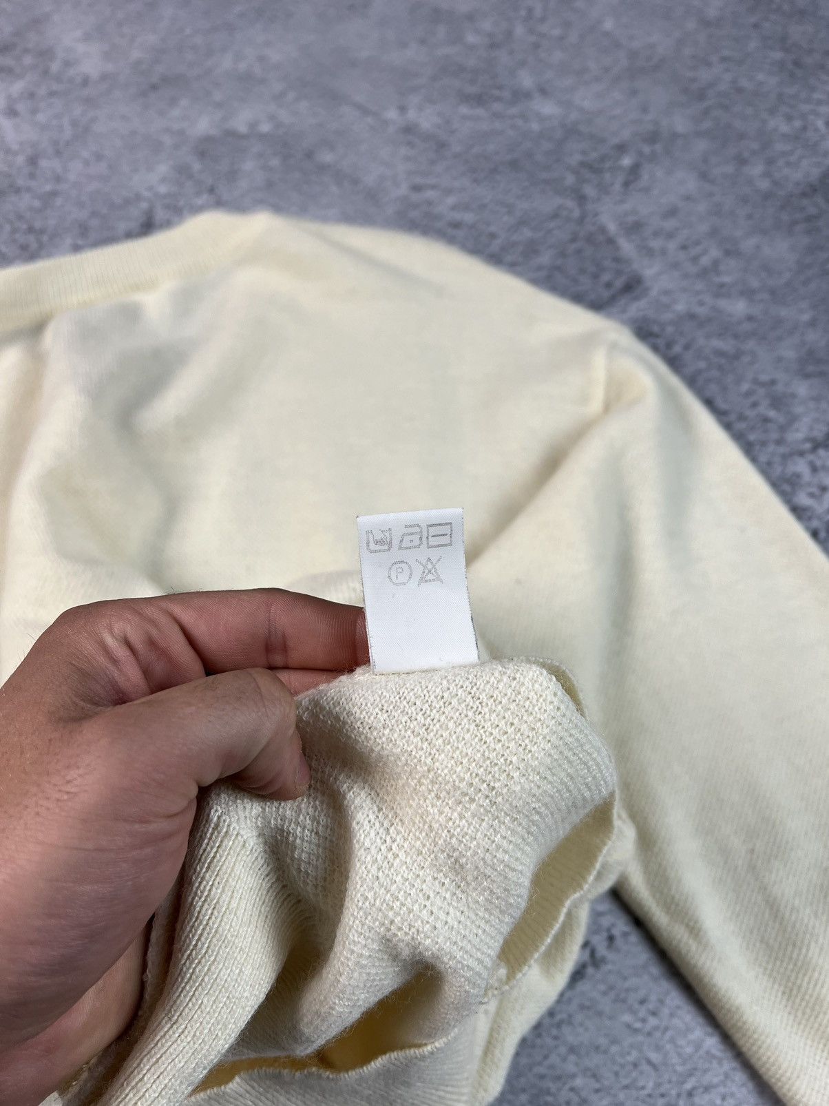 Lacoste × Vintage Vintage Lacoste Chemise knit sweater Size US L / EU 52-54 / 3 - 13 Thumbnail