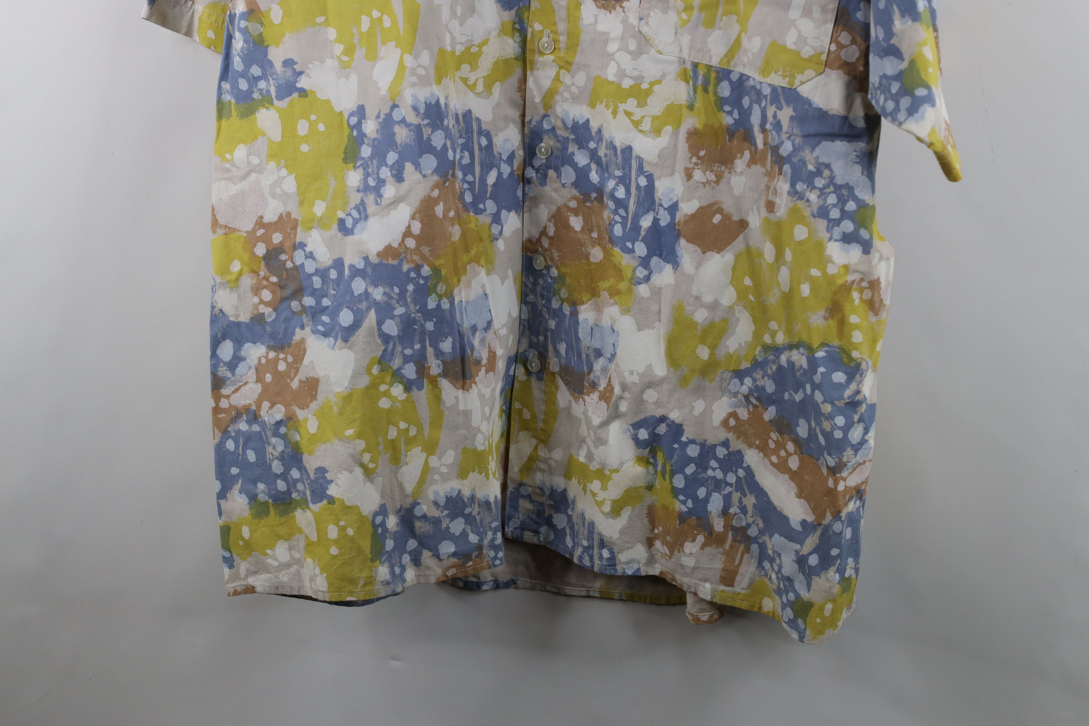 Vintage Vintage 90s Streetwear Splatter Short Sleeve Button Shirt Size US XL / EU 56 / 4 - 3 Thumbnail