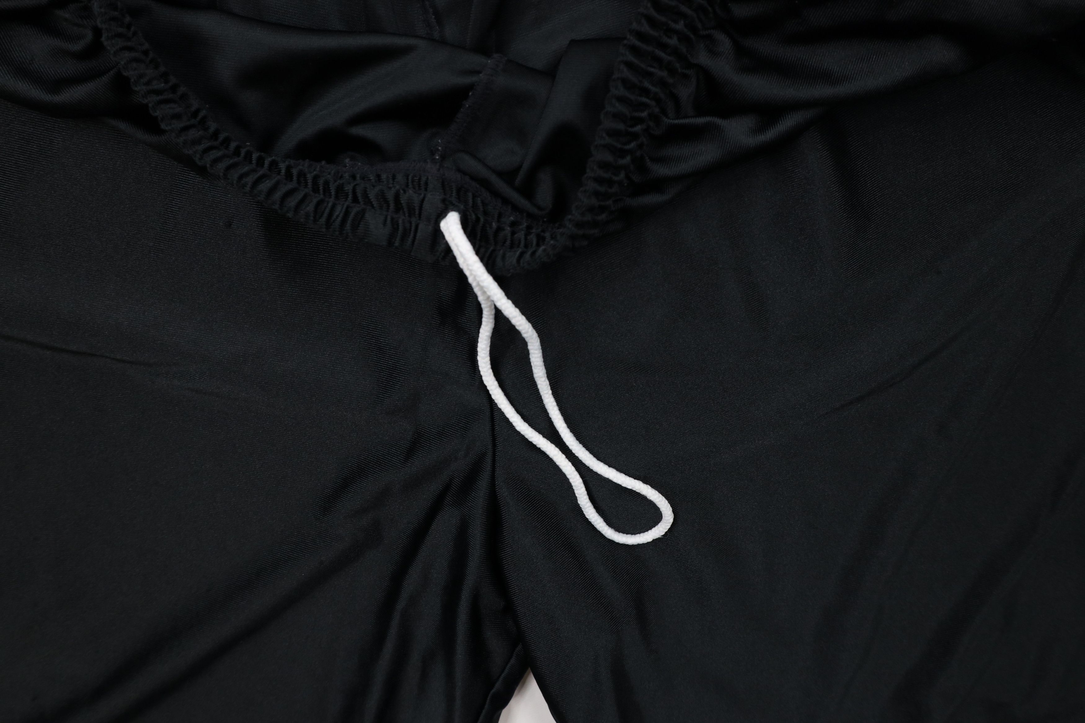 Nike × Vintage Vintage 90s Nike Scott Mini Swoosh Above Knee Shorts Black Size US 34 / EU 50 - 6 Thumbnail